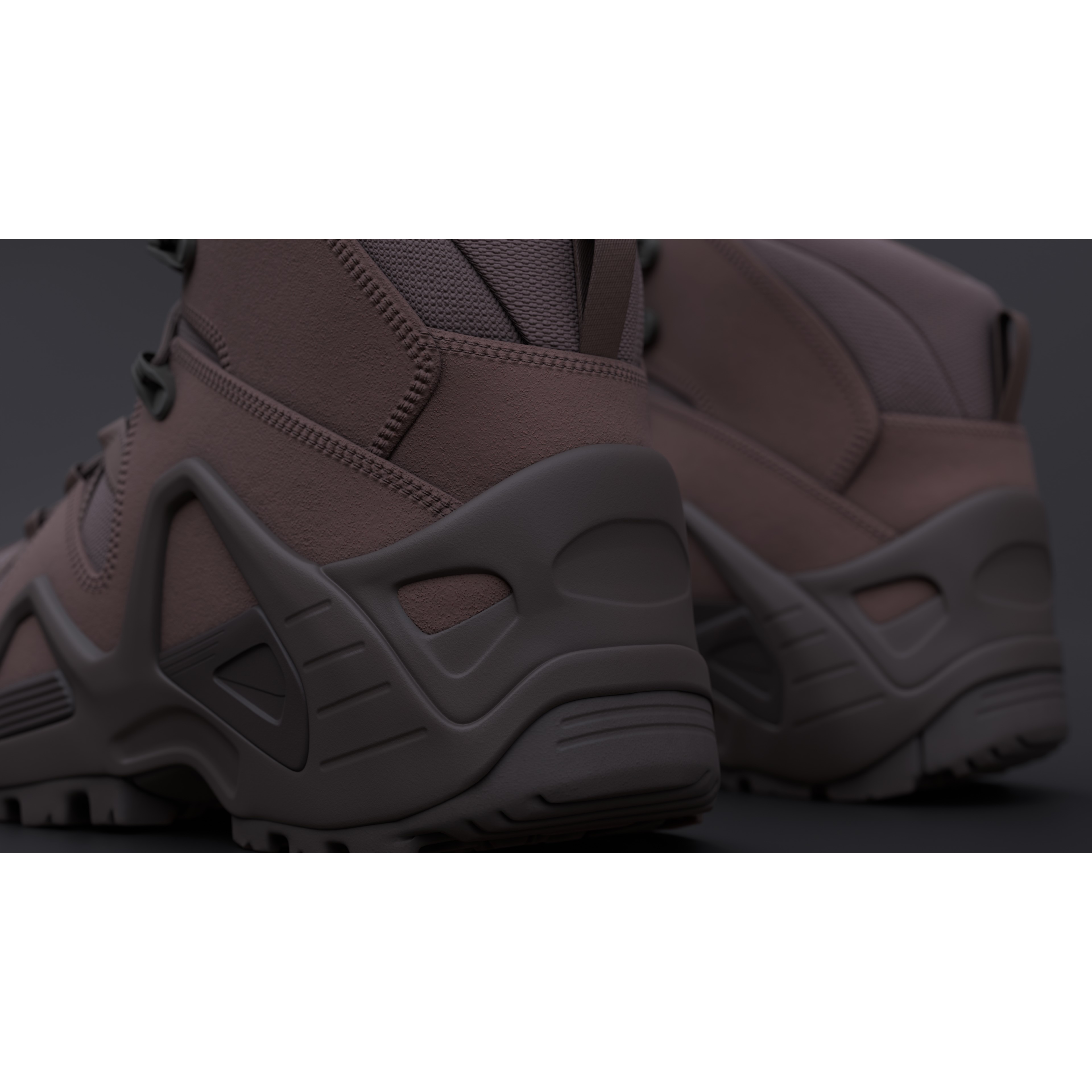 Lowa Zephyr Tactical Boots - Low-Poly Game-Ready 3D Model - View 95