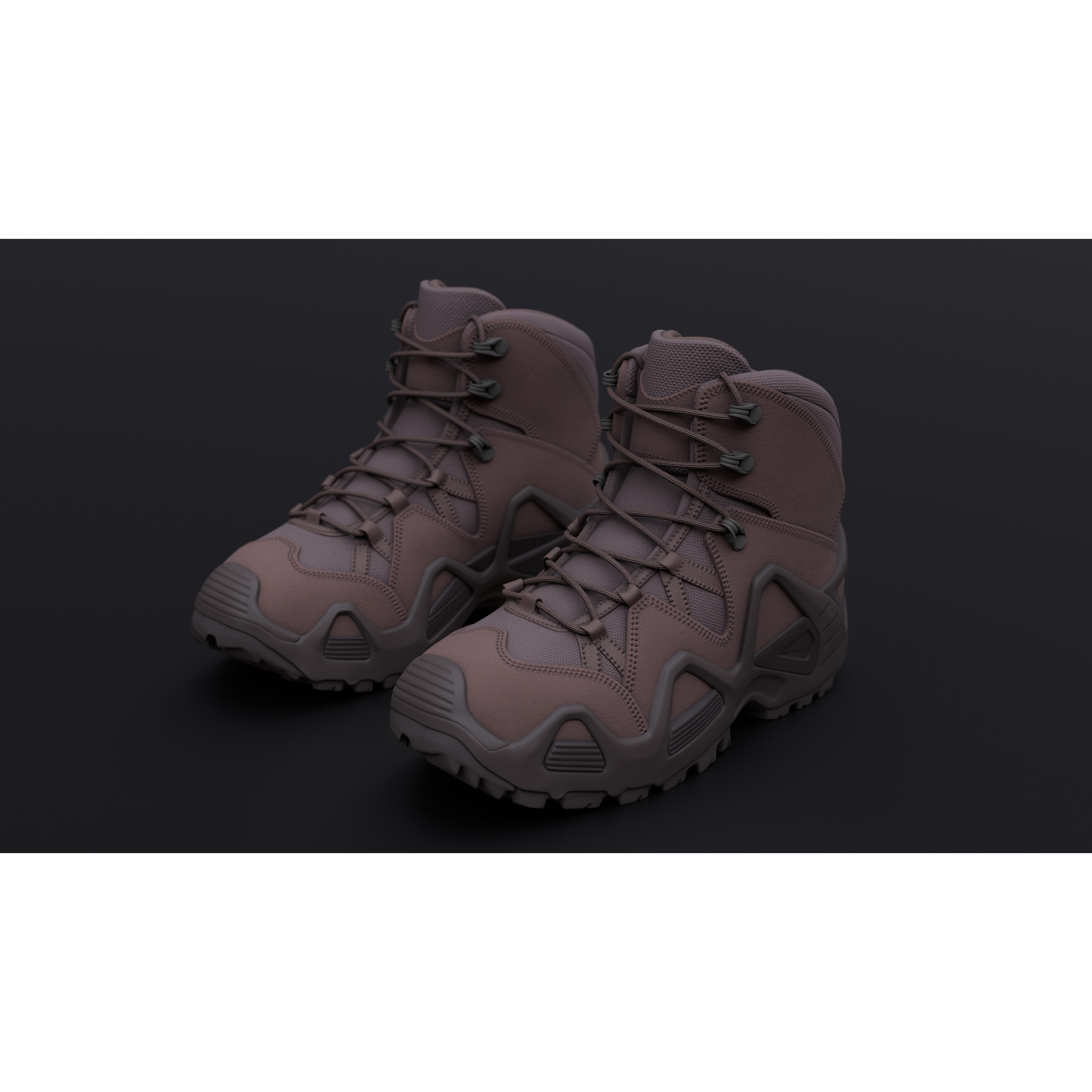 Lowa Zephyr Tactical Boots - Low-Poly Game-Ready 3D Model - View 96