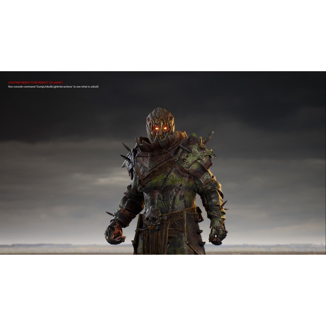 Chaos Knight 3D Model – Low Poly Game Ready Character, FBX - View 19