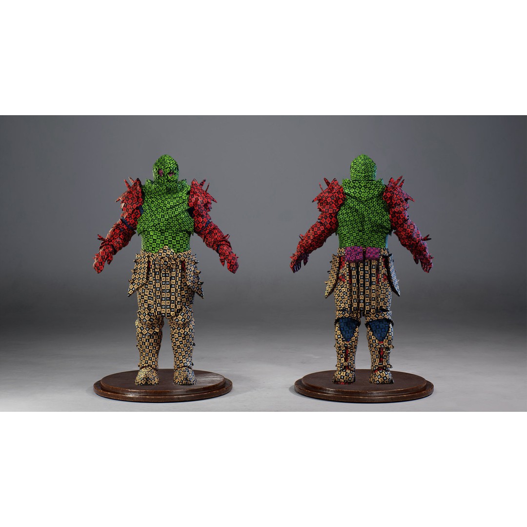 Chaos Knight 3D Model – Low Poly Game Ready Character, FBX - View 22