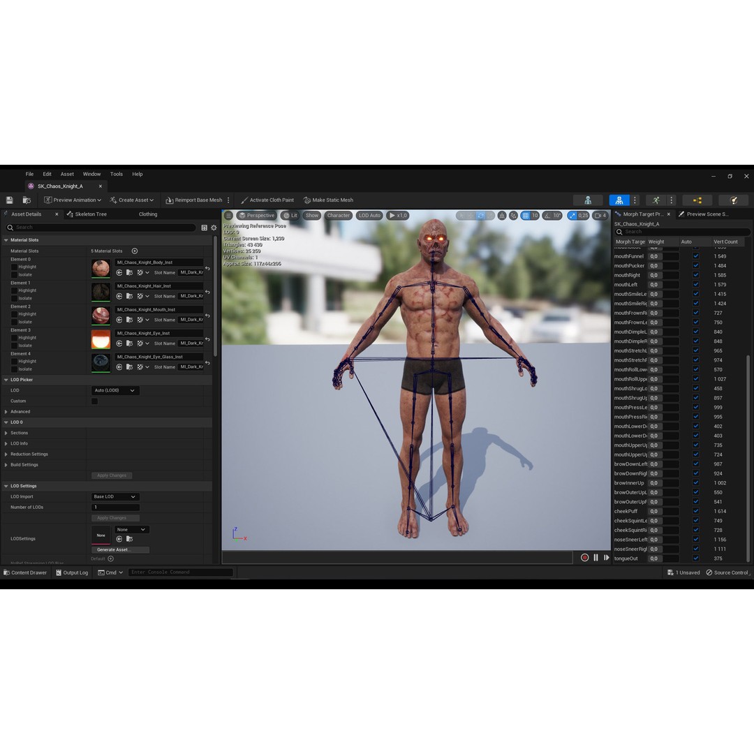 Chaos Knight 3D Model – Low Poly Game Ready Character, FBX - View 23