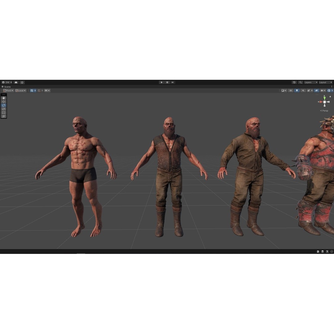 Chaos Knight 3D Model – Low Poly Game Ready Character, FBX - View 29