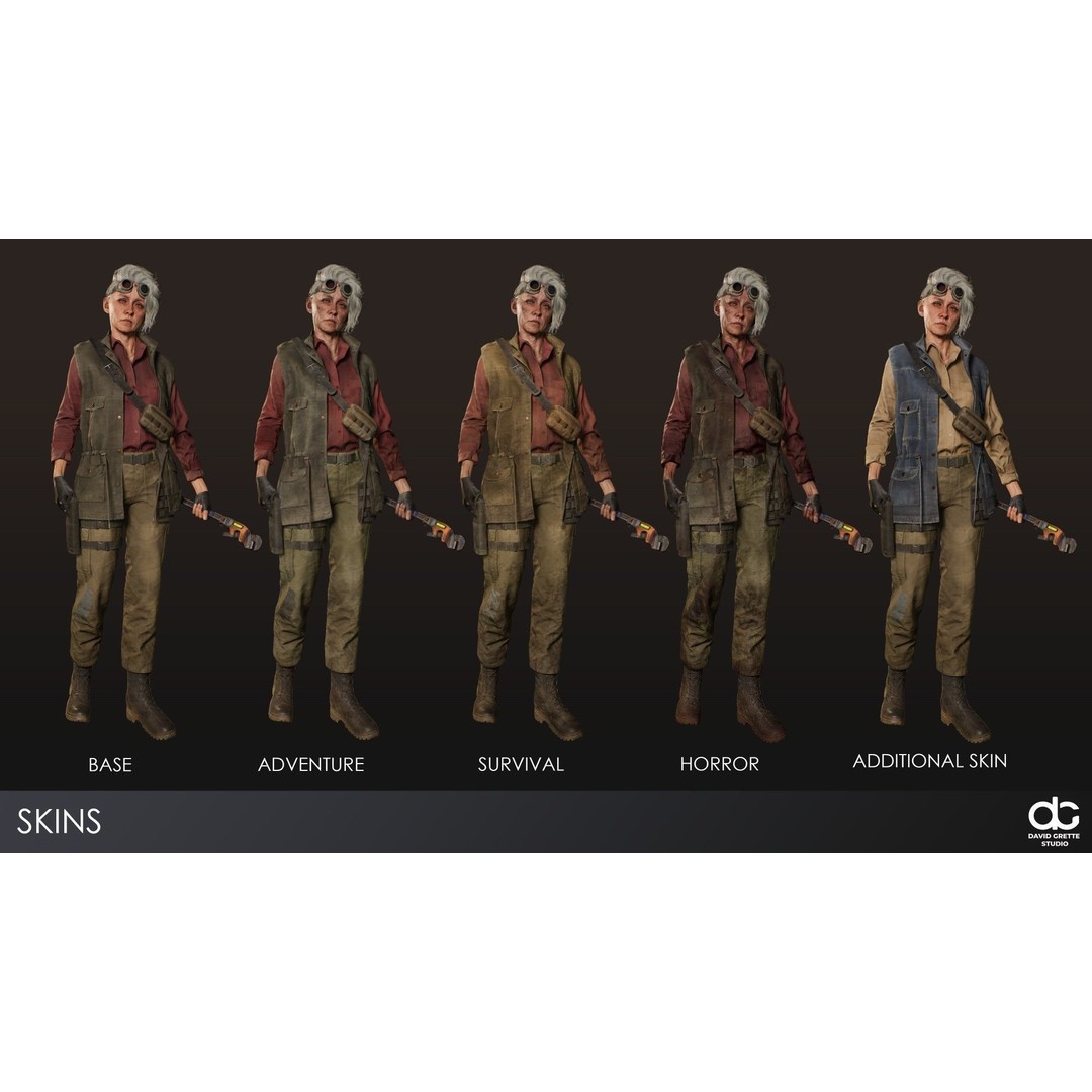 Adventure Characters Pack 2 3D Model – Low Poly RPG Shooter with Rigged Characters - View 14