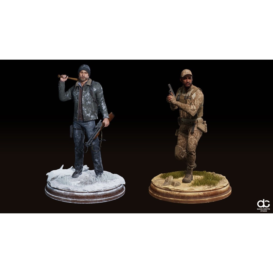 Adventure Characters Pack 2 3D Model – Low Poly RPG Shooter with Rigged Characters - View 4