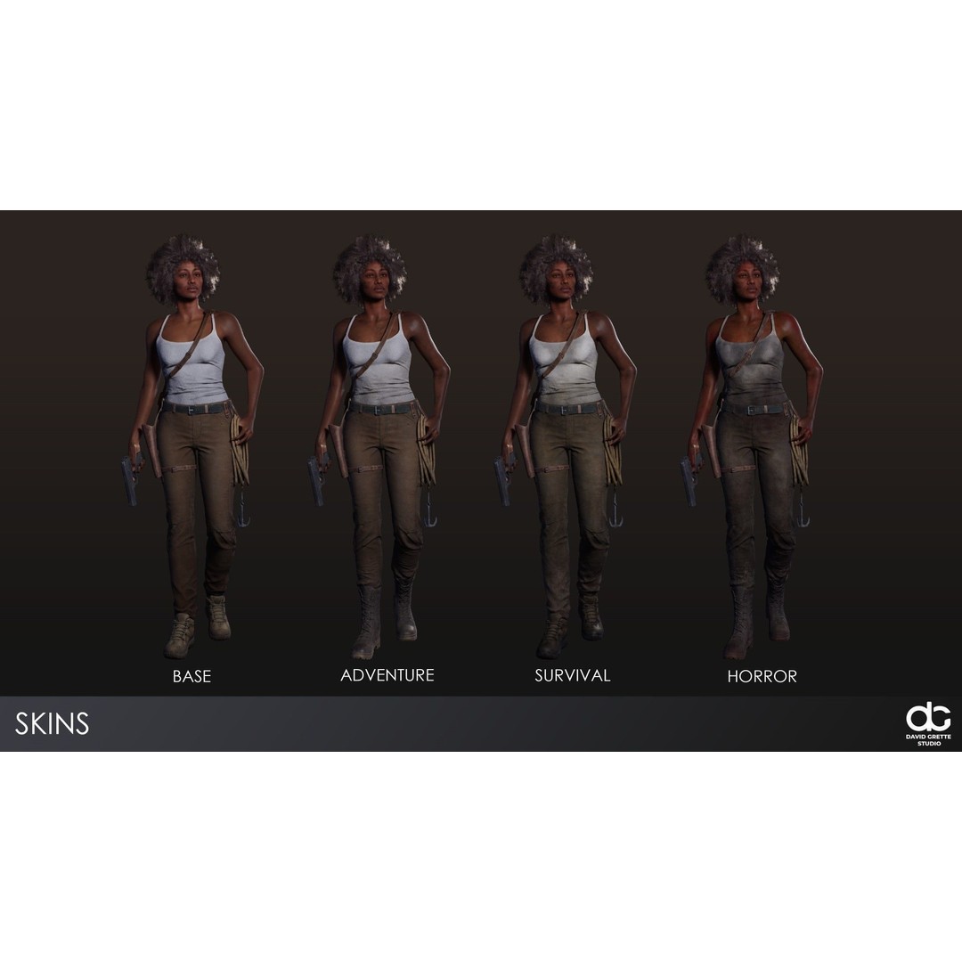 Adventure Characters Pack 2 3D Model – Low Poly RPG Shooter with Rigged Characters - View 8