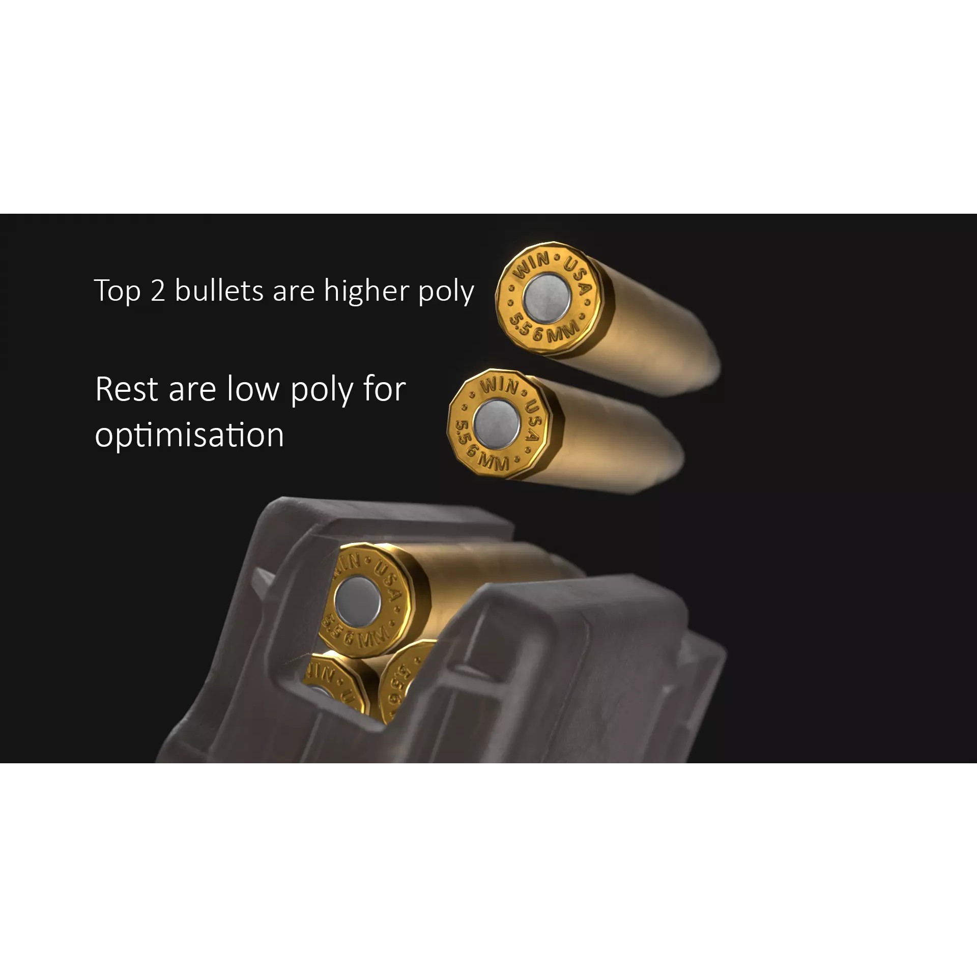 SIG SG 553 and SG 553-R Assault Rifle Pack - Low-Poly Game-Ready 3D Model - View 24