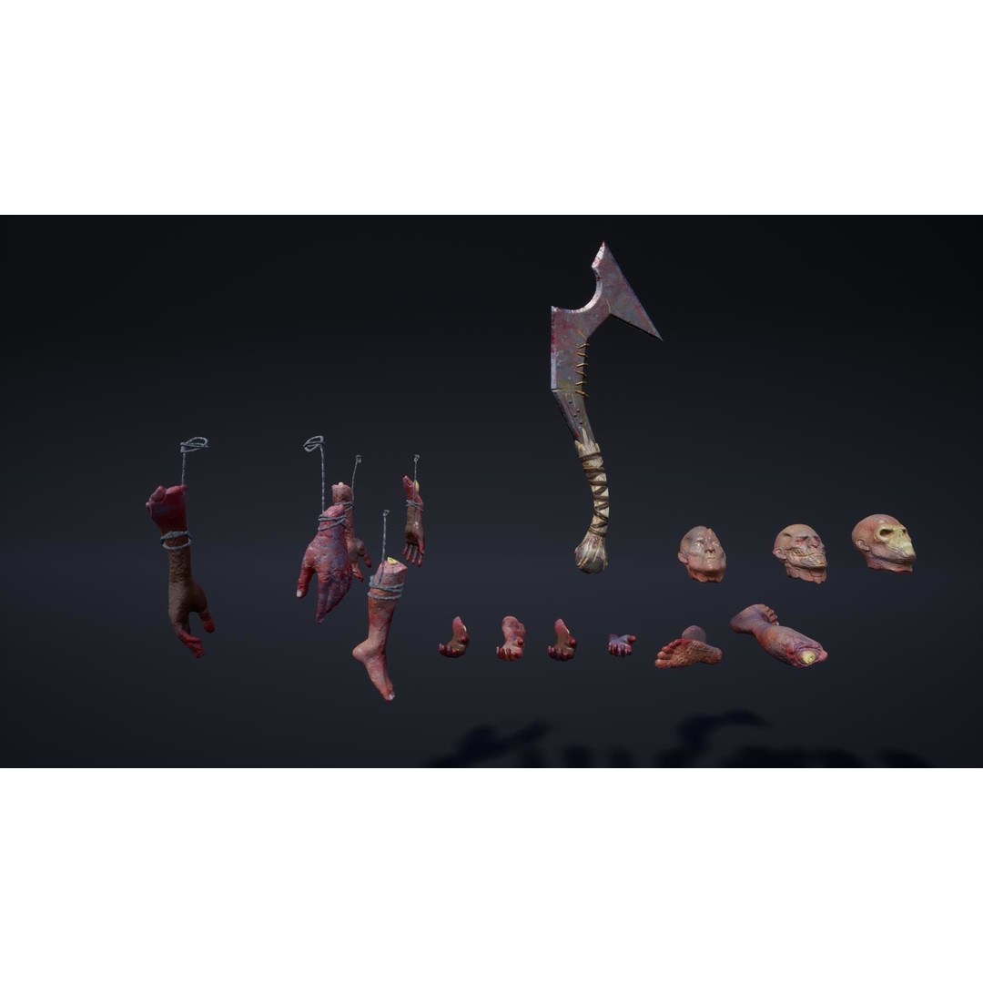 Fantasy Enemies 3D Model – Low Poly Game Characters, Rigged, PBR - View 10