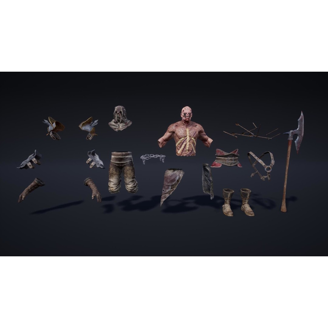 Fantasy Enemies 3D Model – Low Poly Game Characters, Rigged, PBR - View 16