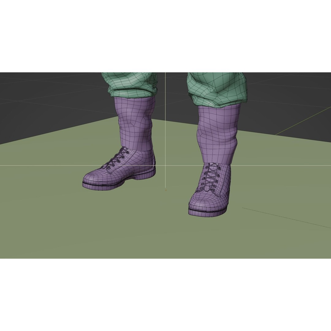 WWII US Soldier Pilot 3D Model – Rigged Character with PBR Textures