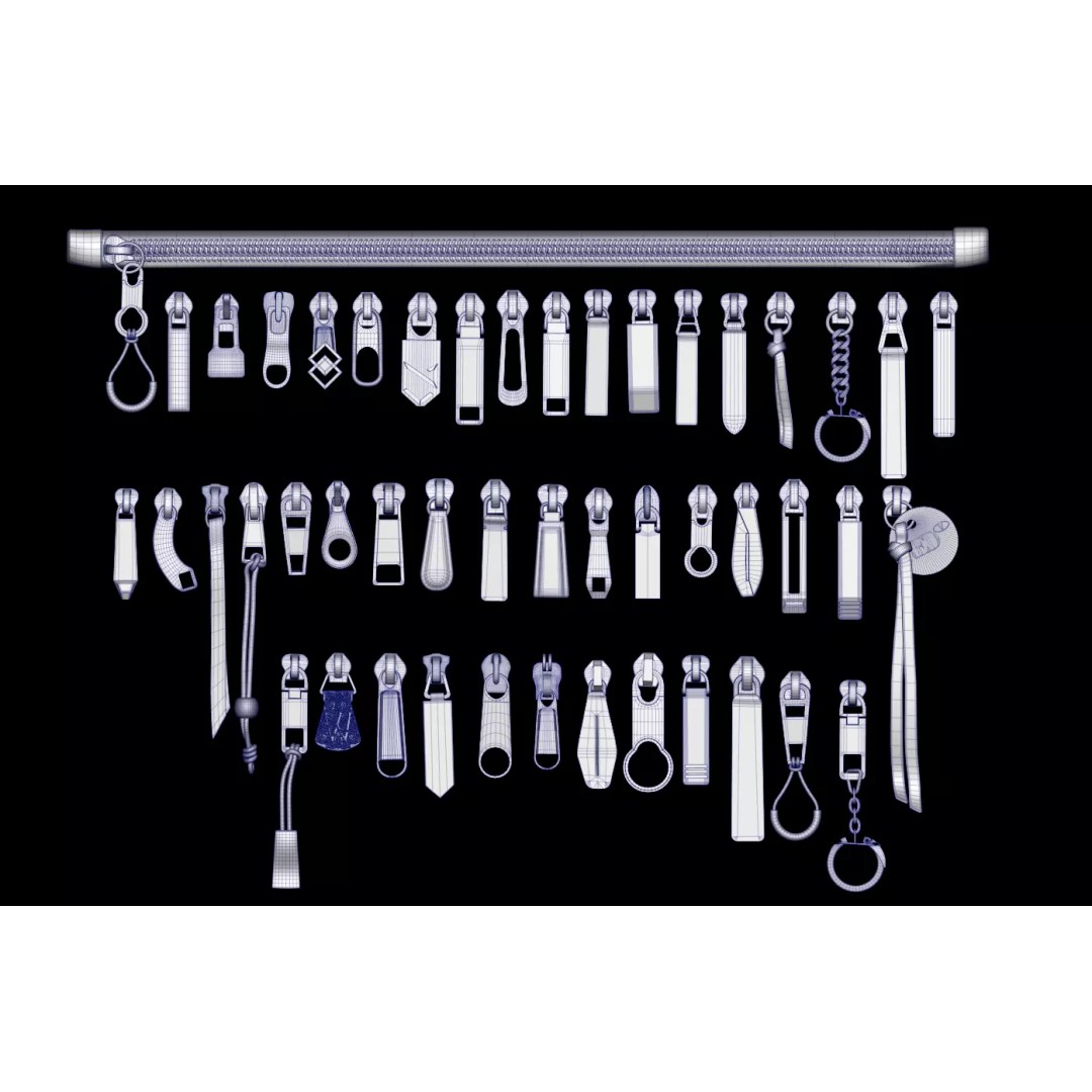 Zipper Puller 3D Model – Low Poly Collection for Fashion & Design - View 3