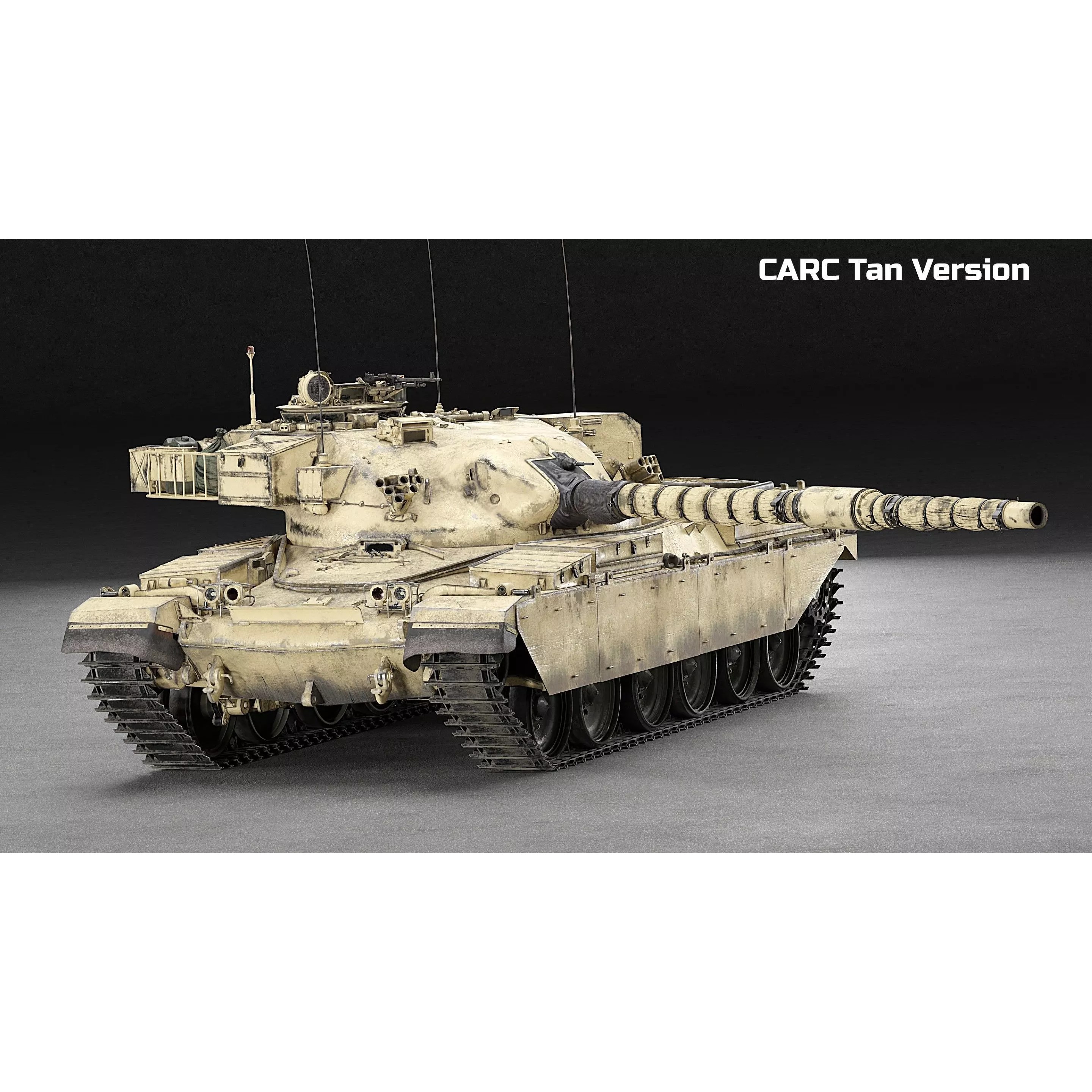 Chieftain Mk5 - Game-Ready 3D Model - View 10