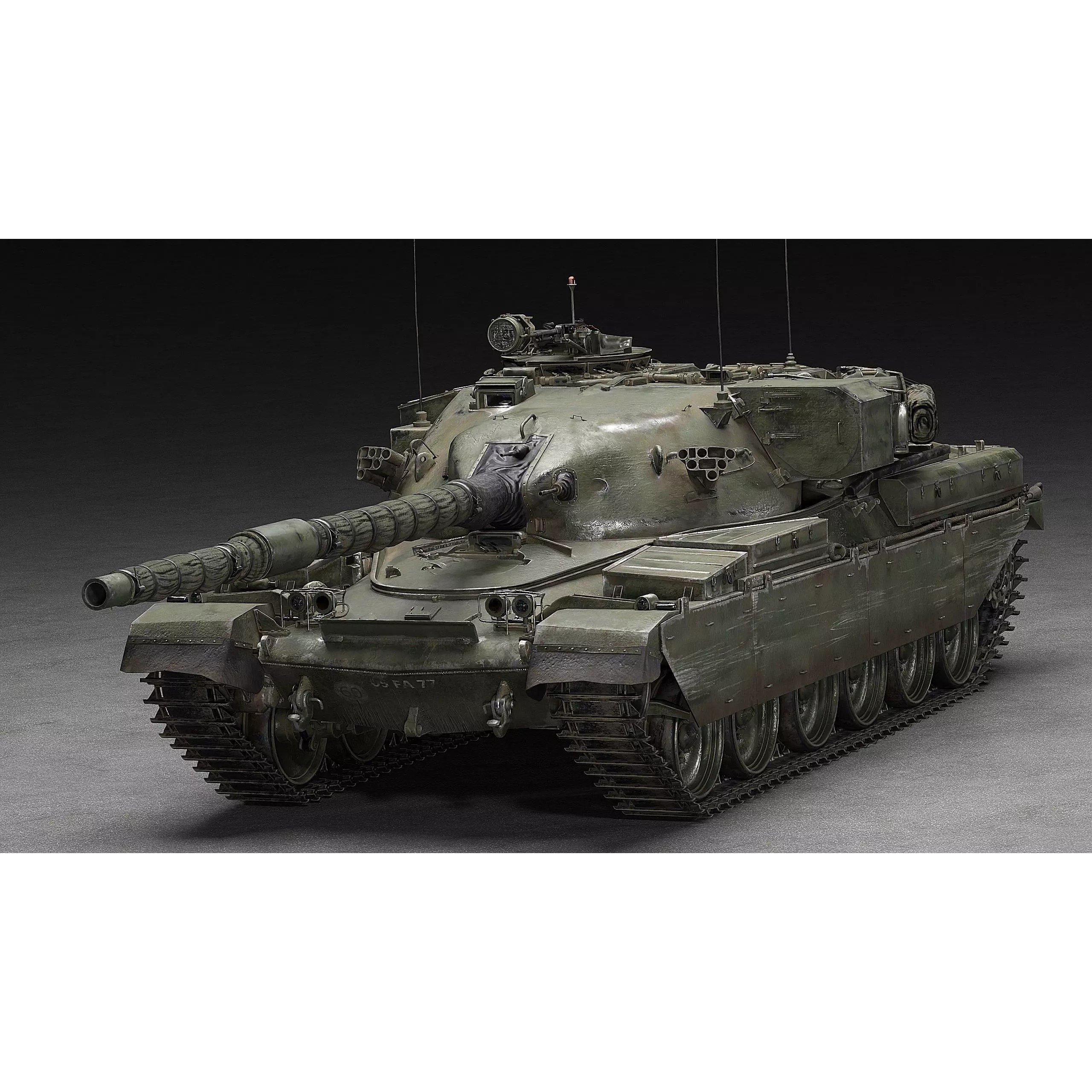 Chieftain Mk5 - Game-Ready 3D Model - View 15