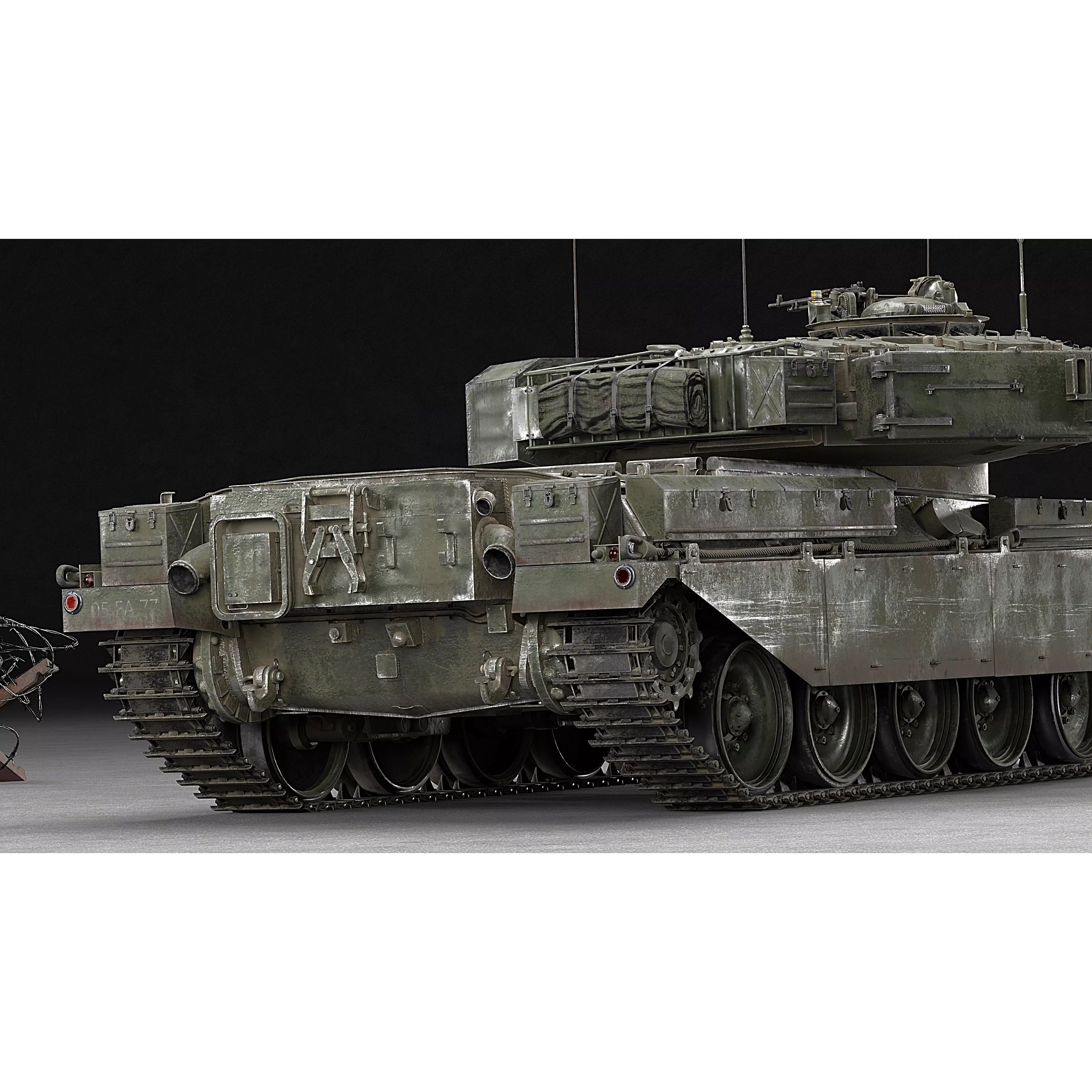 Chieftain Mk5 - Game-Ready 3D Model - View 19