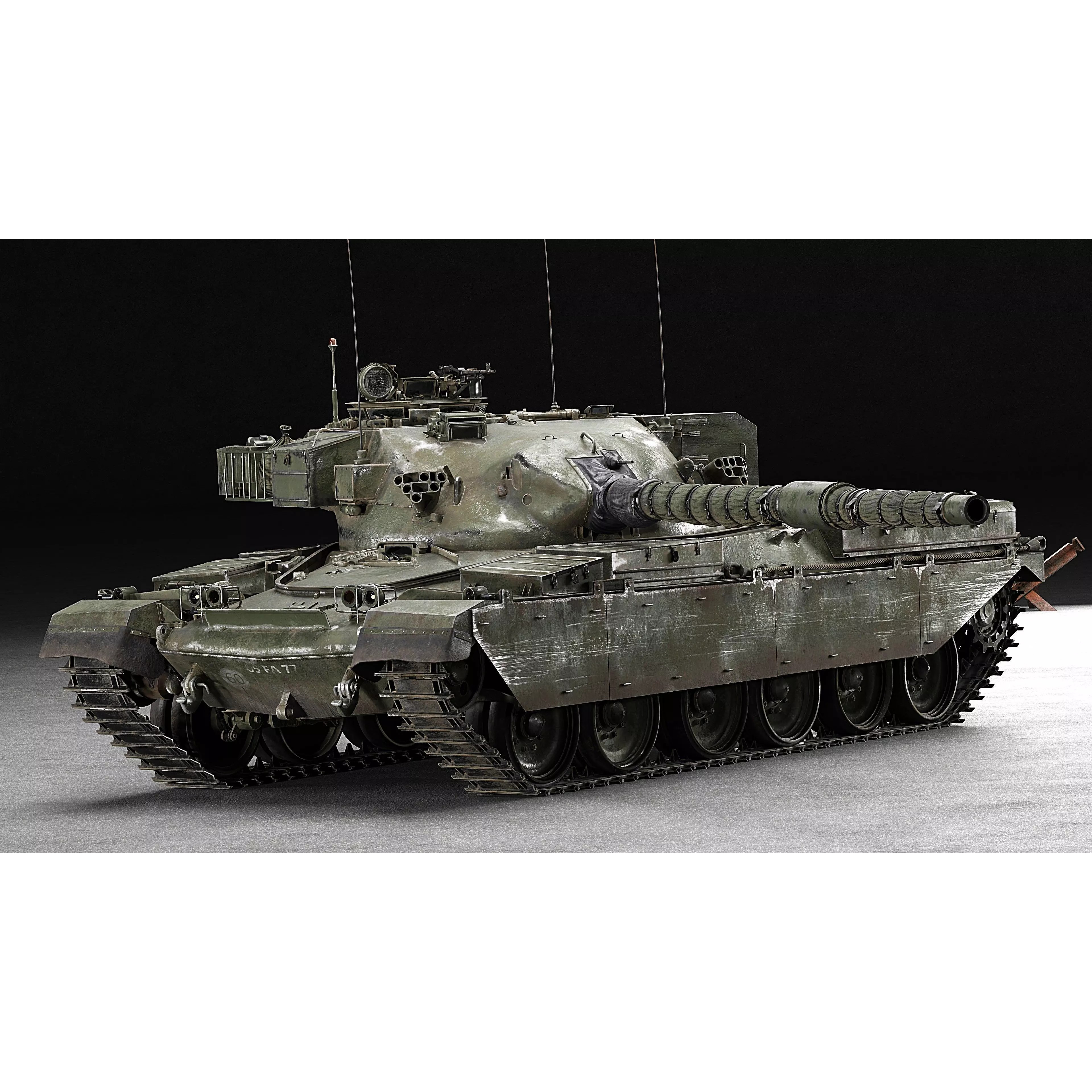 Chieftain Mk5 - Game-Ready 3D Model - View 2