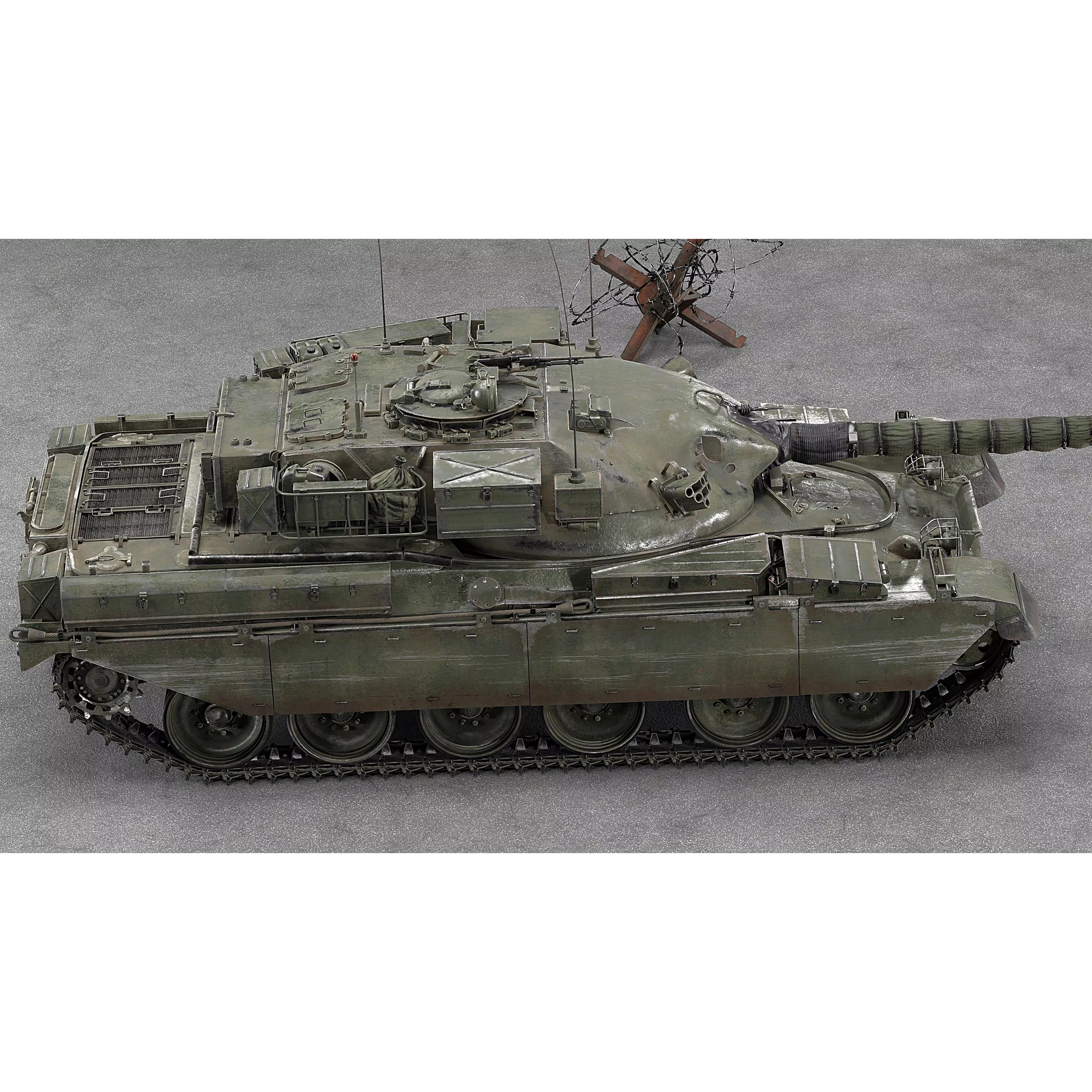 Chieftain Mk5 - Game-Ready 3D Model - View 21