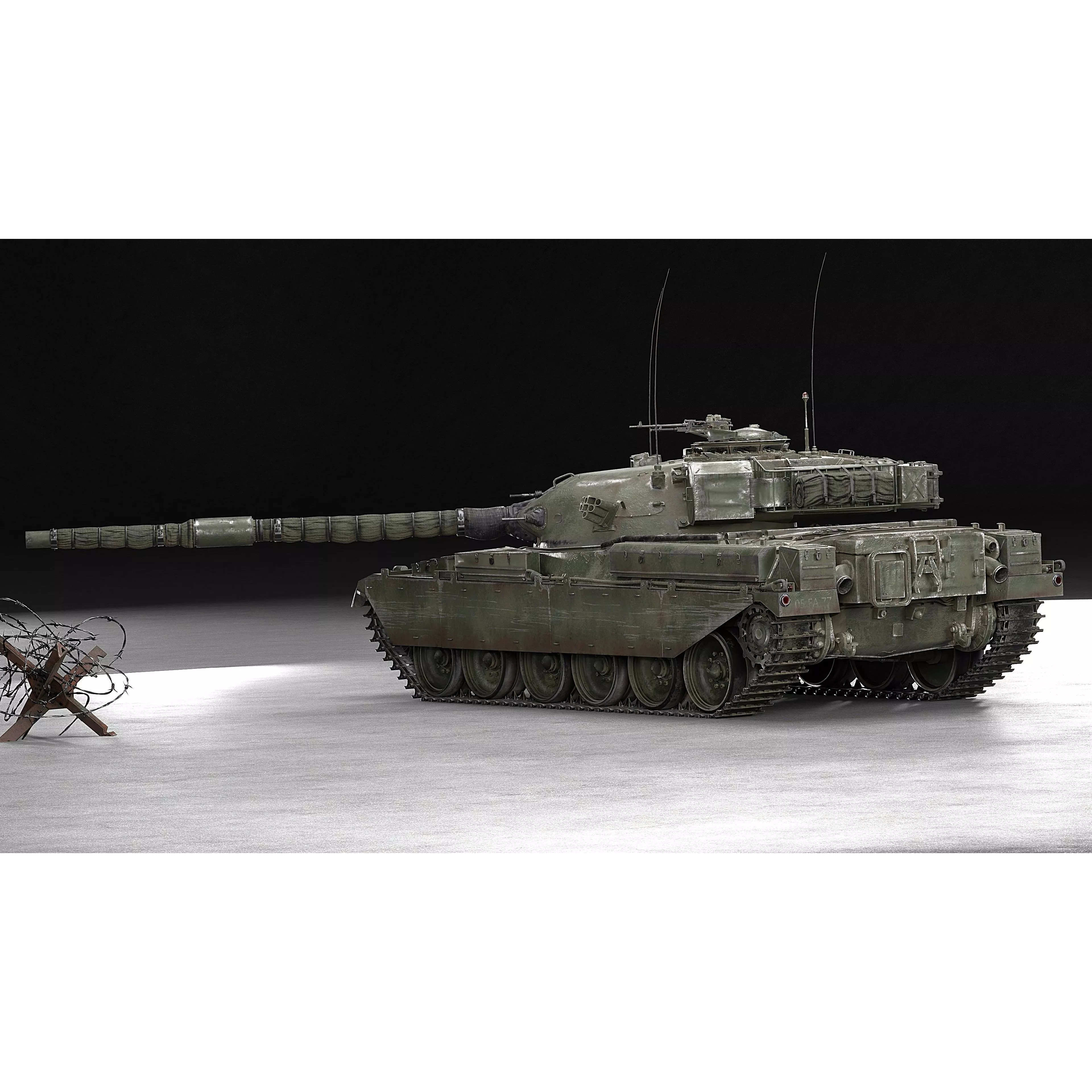 Chieftain Mk5 - Game-Ready 3D Model - View 22
