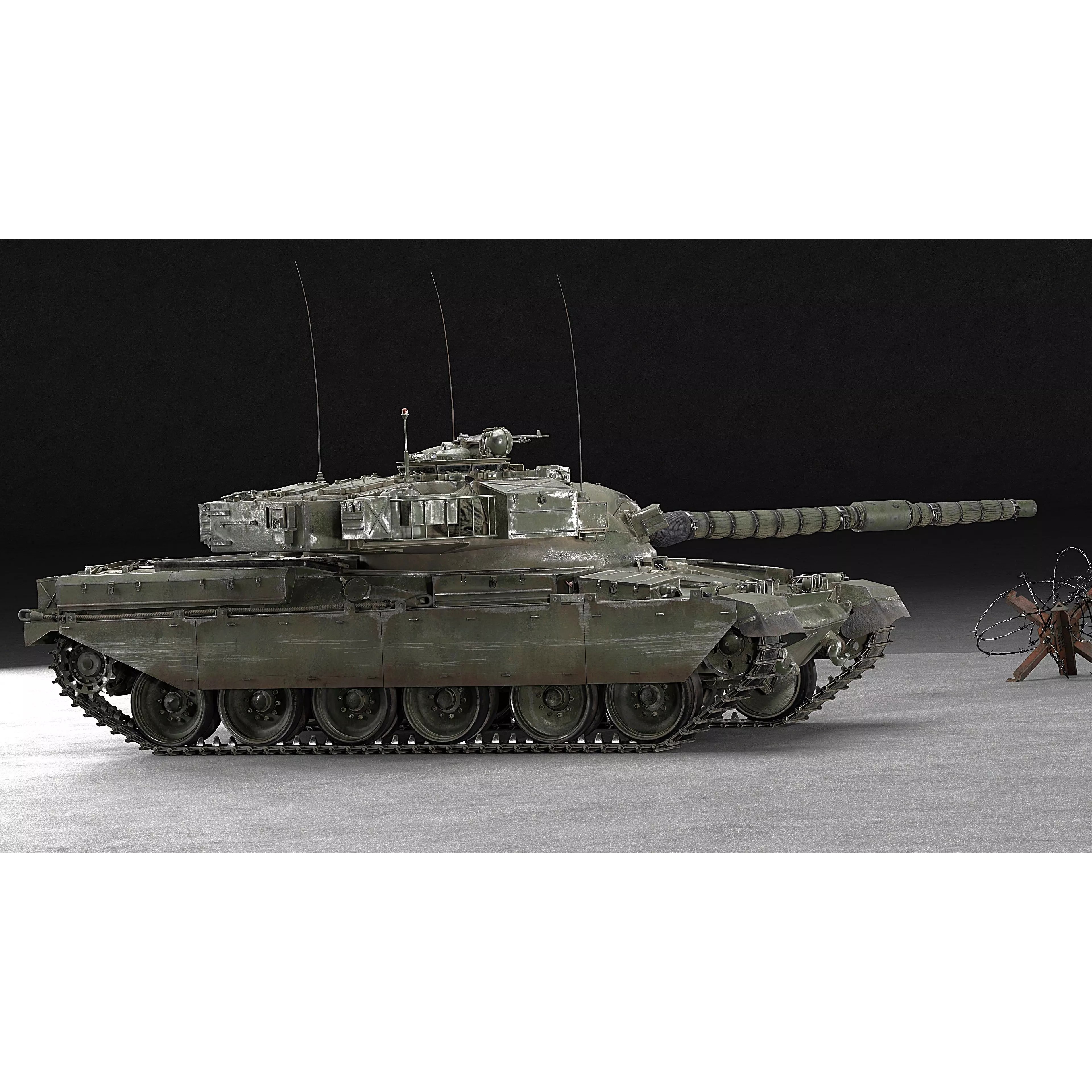 Chieftain Mk5 - Game-Ready 3D Model - View 23