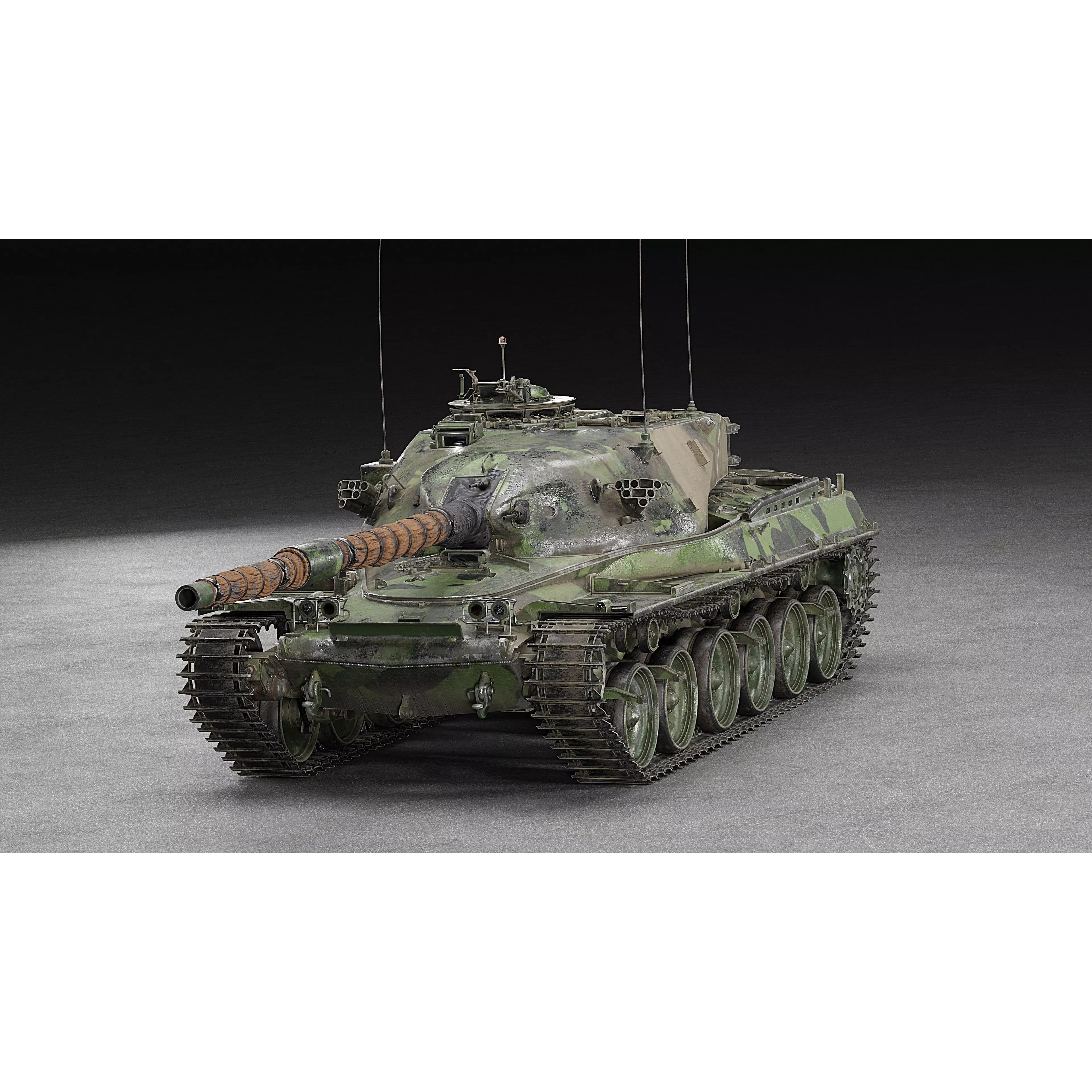 Chieftain Mk5 - Game-Ready 3D Model - View 25