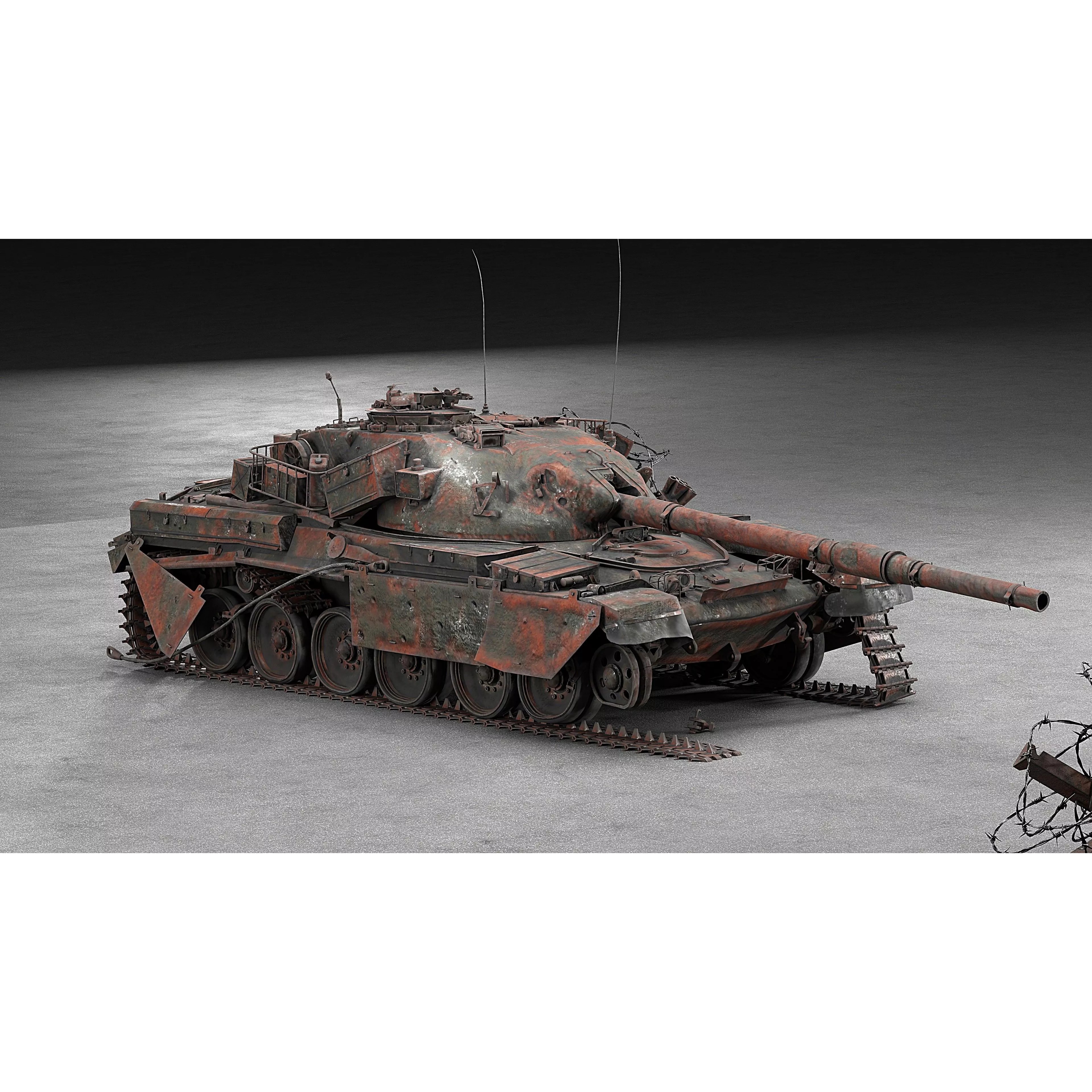 Chieftain Mk5 - Game-Ready 3D Model - View 28