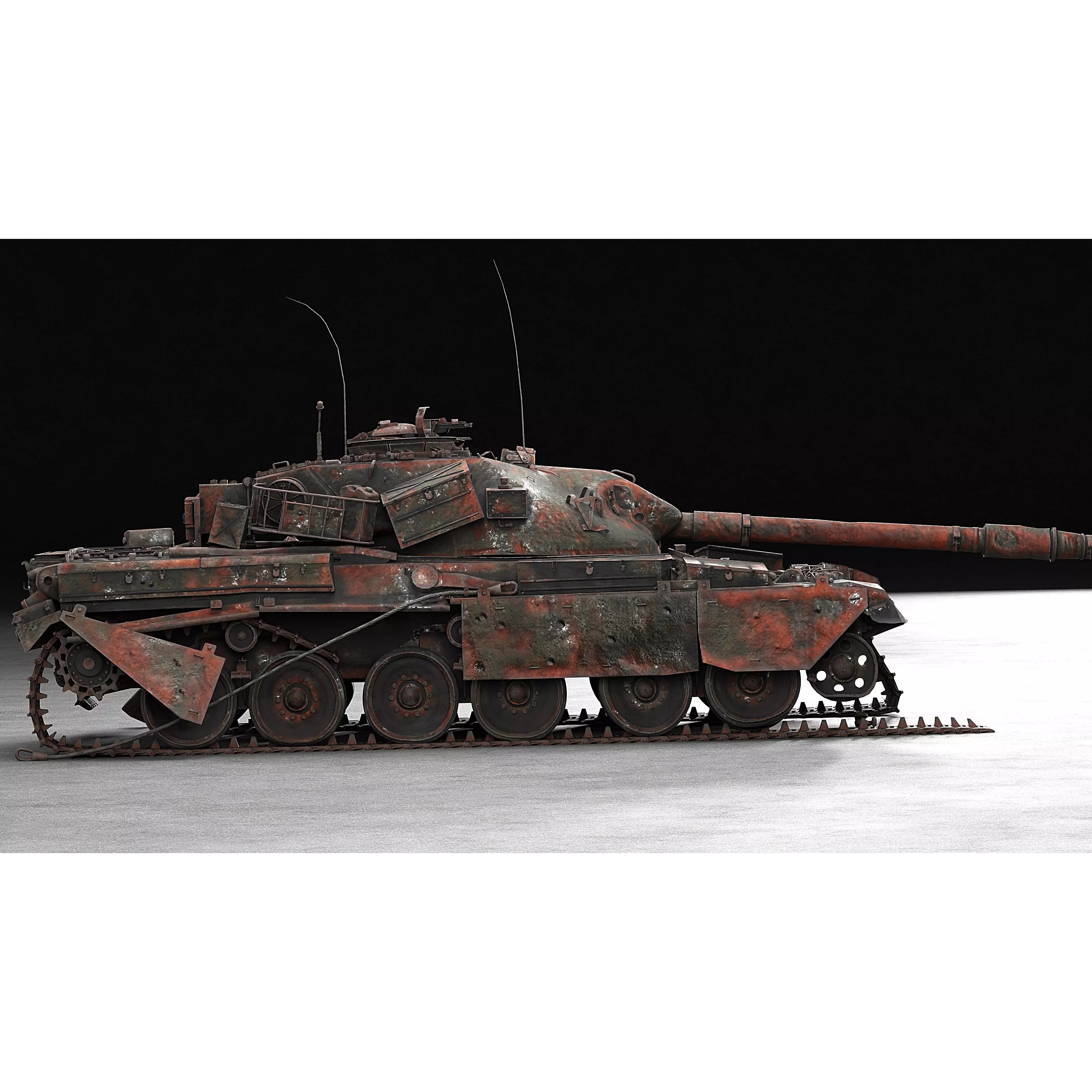 Chieftain Mk5 - Game-Ready 3D Model - View 30