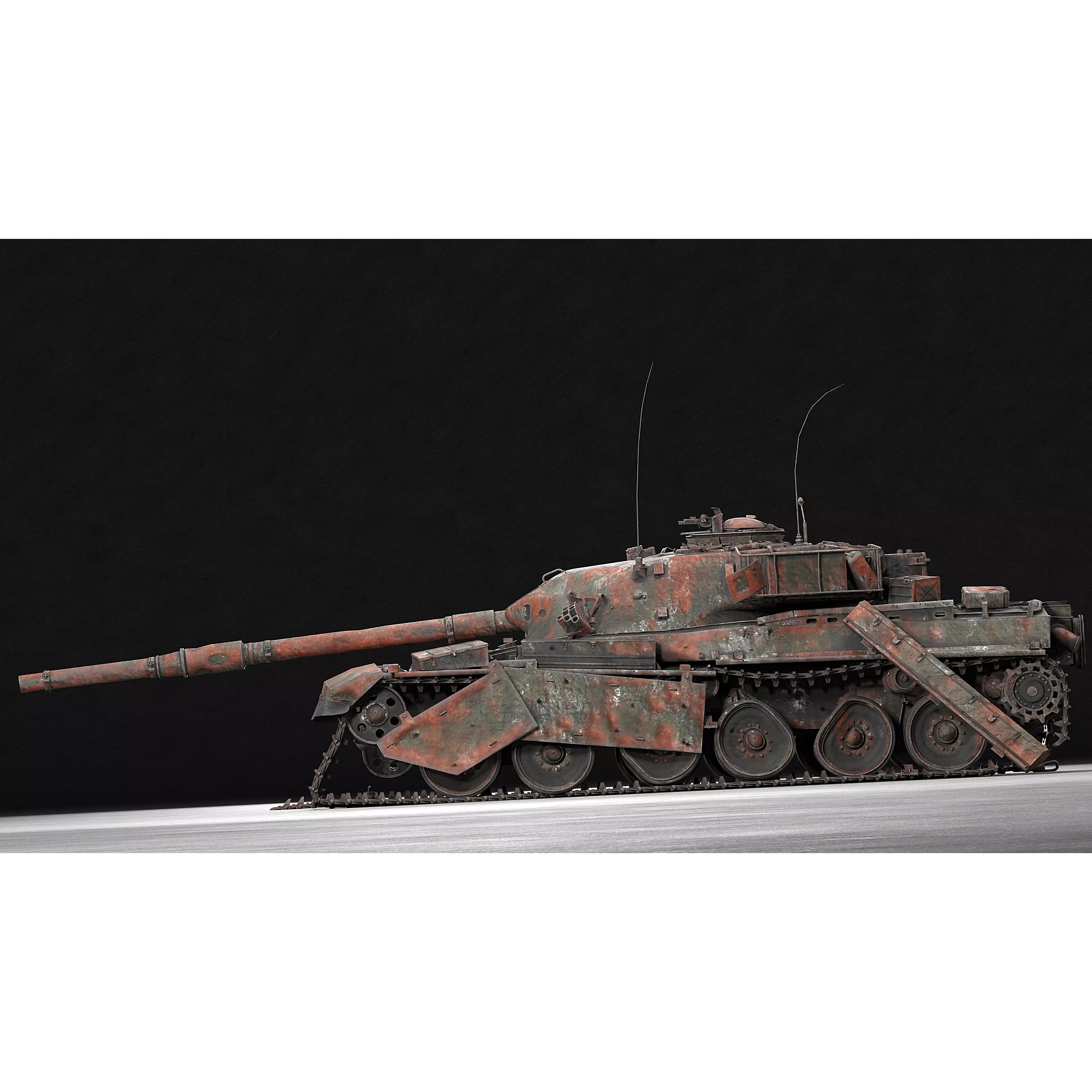 Chieftain Mk5 - Game-Ready 3D Model - View 31