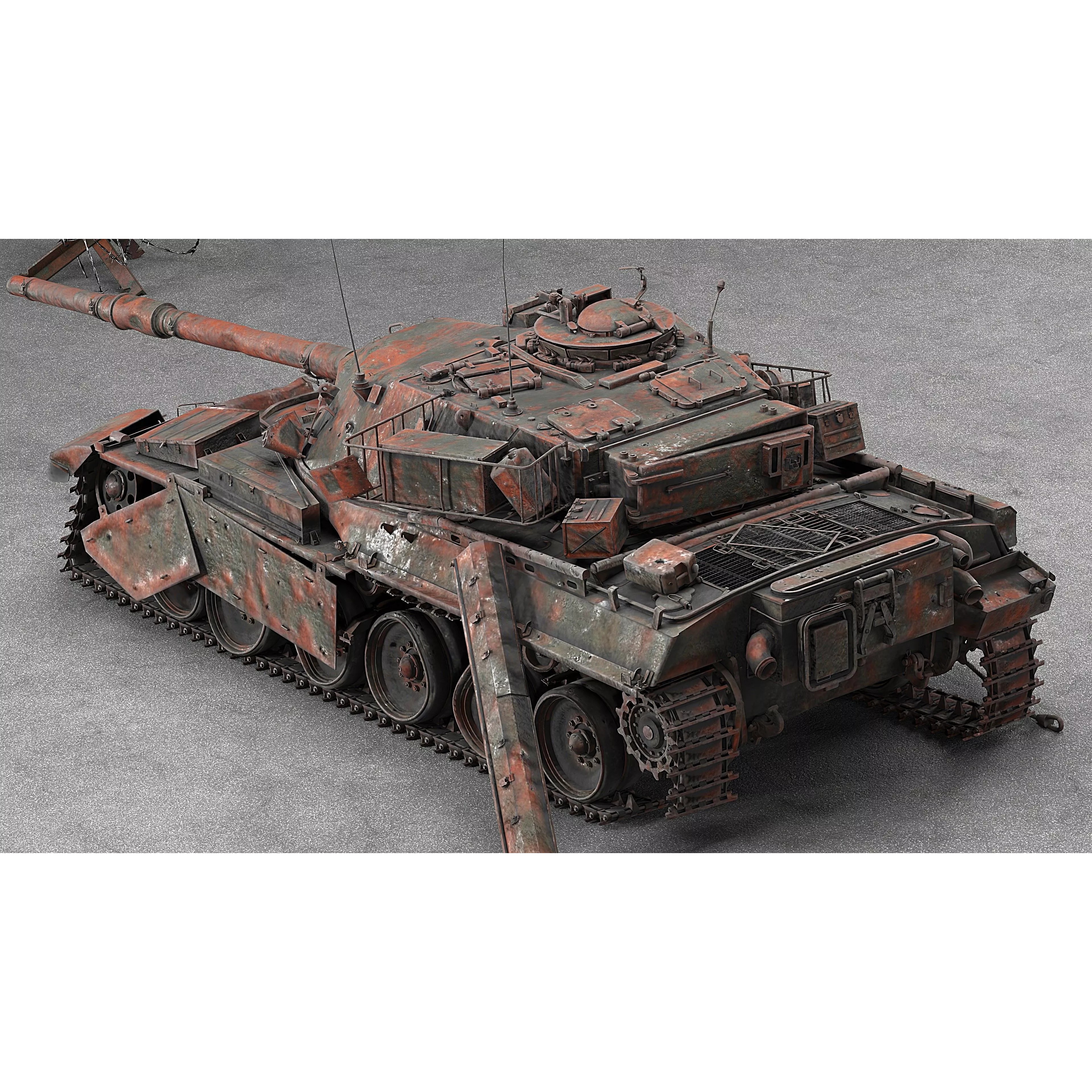 Chieftain Mk5 - Game-Ready 3D Model - View 32