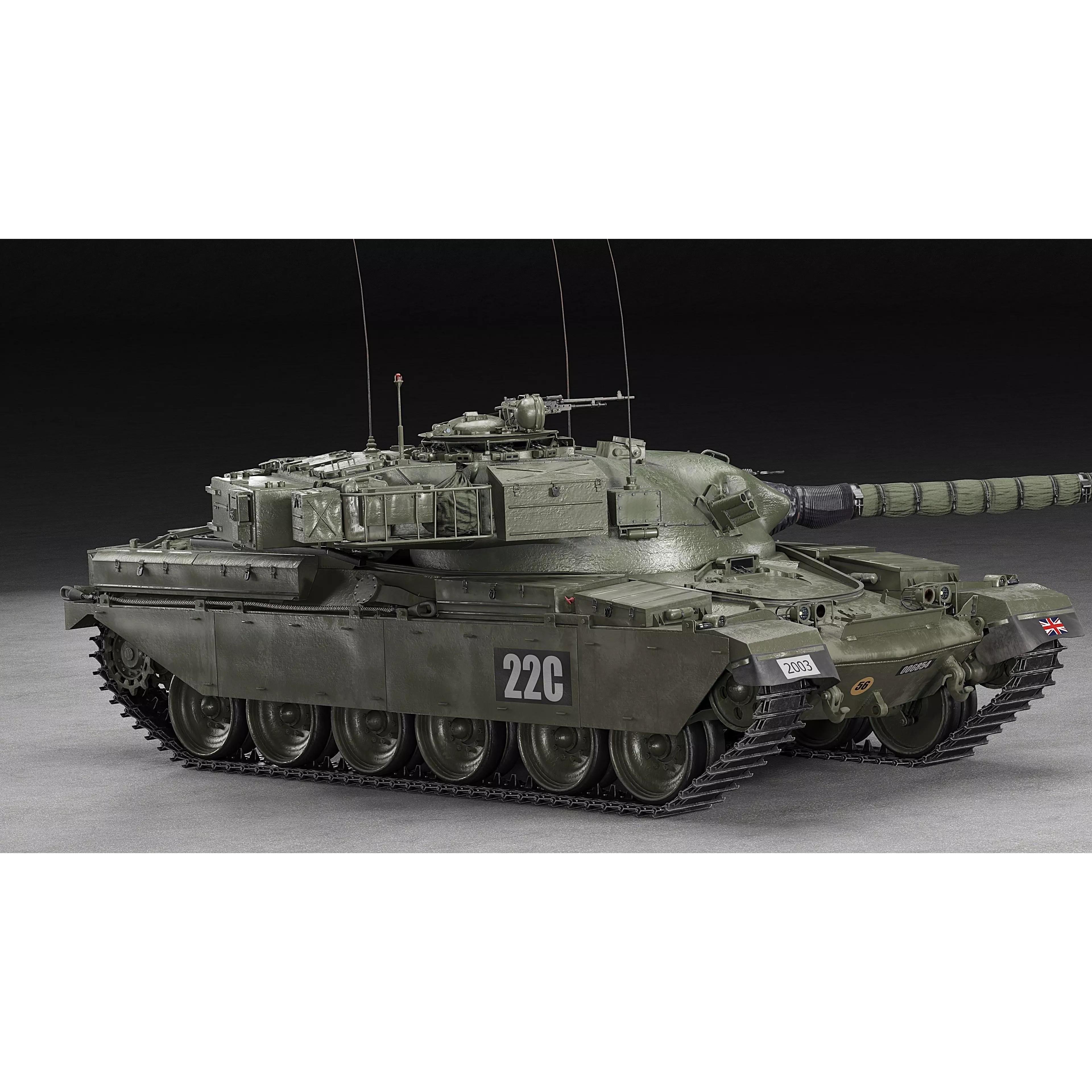 Chieftain Mk5 - Game-Ready 3D Model - View 36