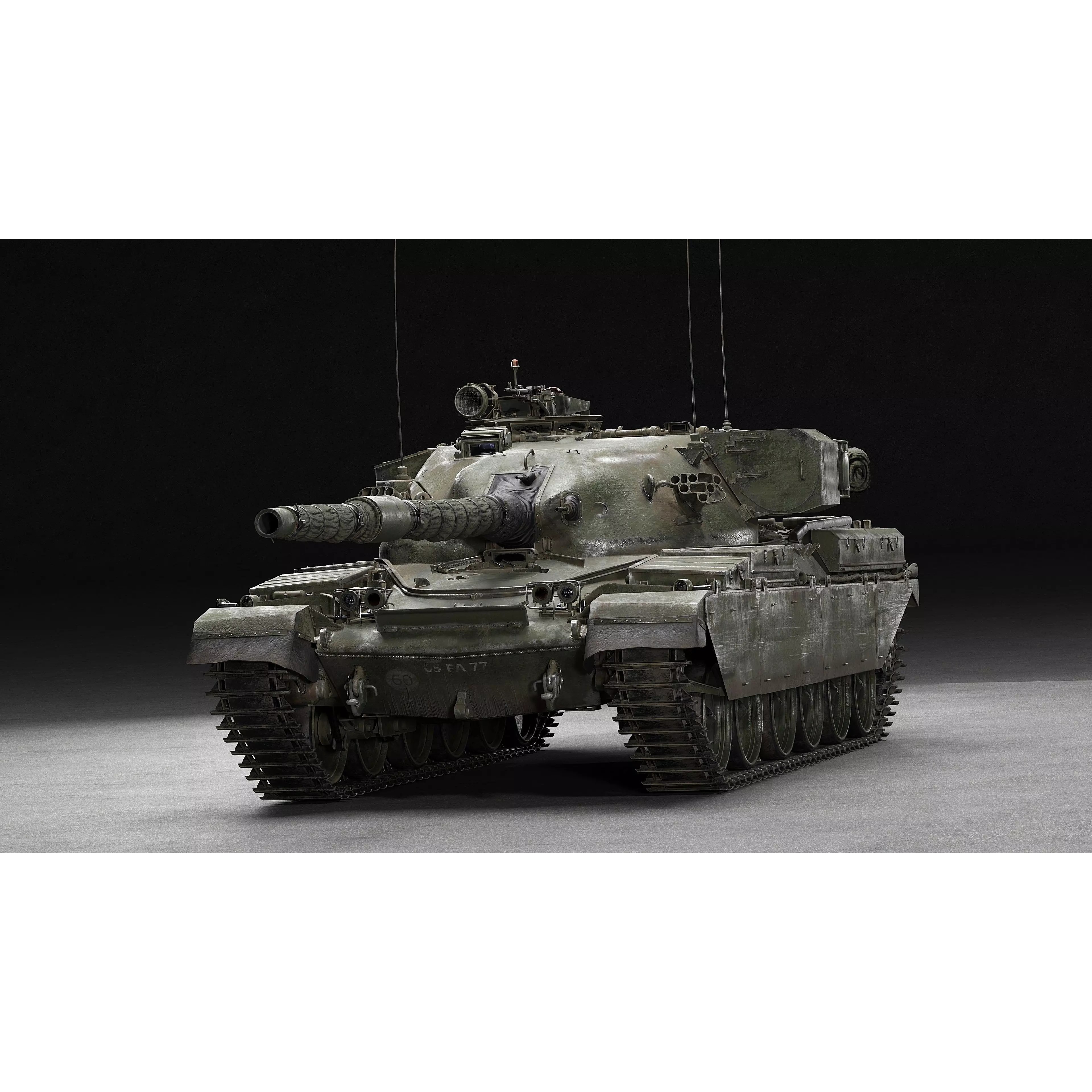 Chieftain Mk5 - Game-Ready 3D Model - View 4