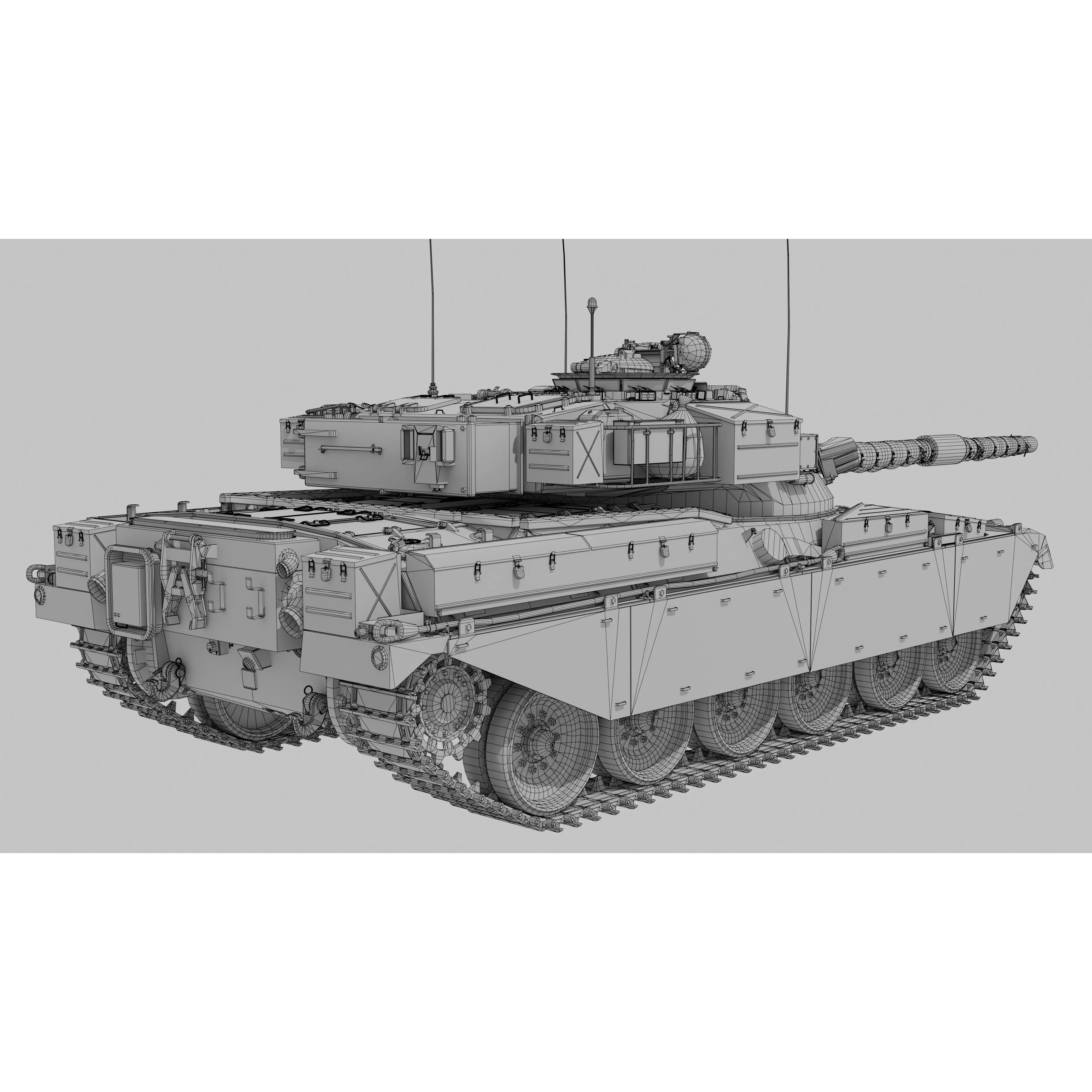Chieftain Mk5 - Game-Ready 3D Model - View 45