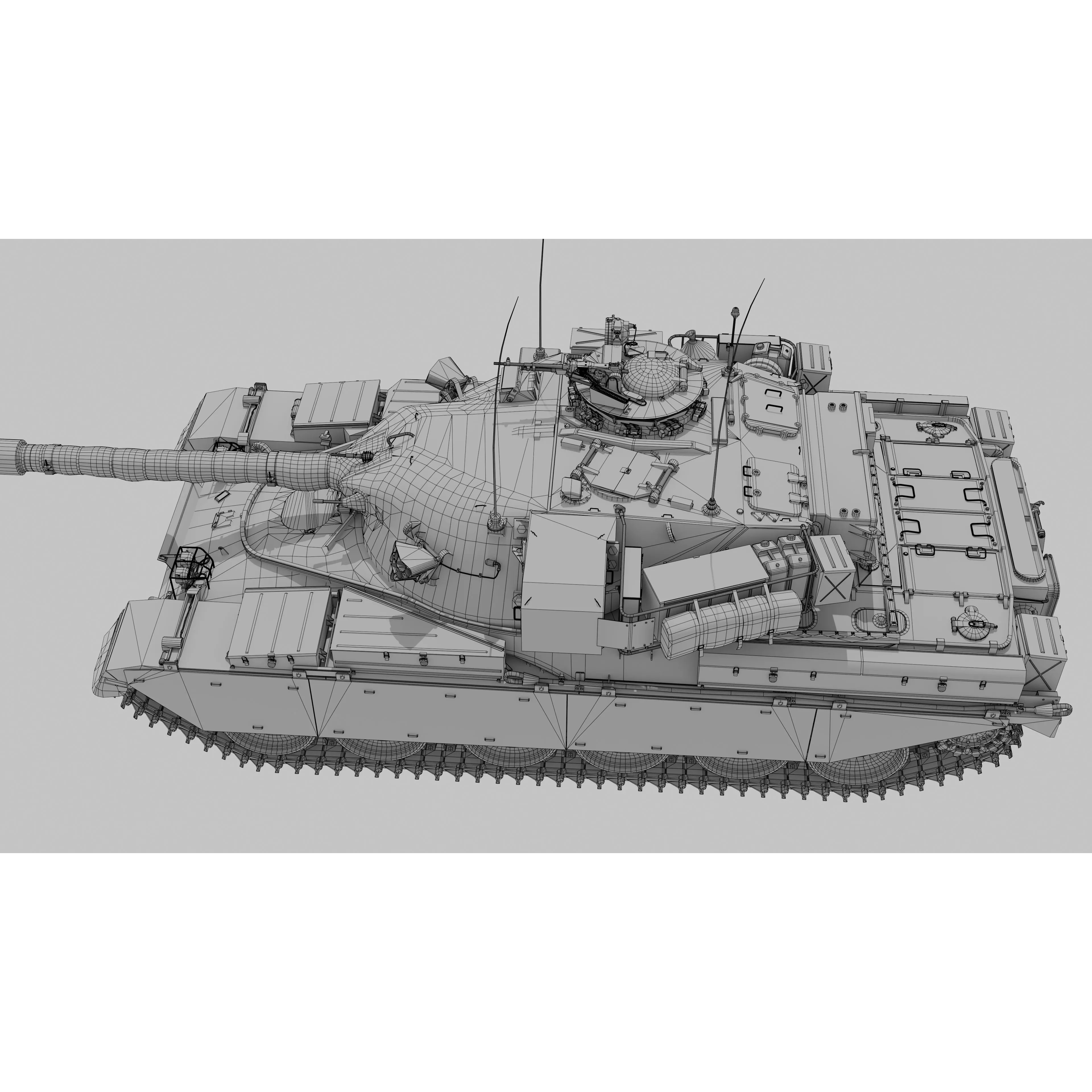 Chieftain Mk5 - Game-Ready 3D Model - View 46