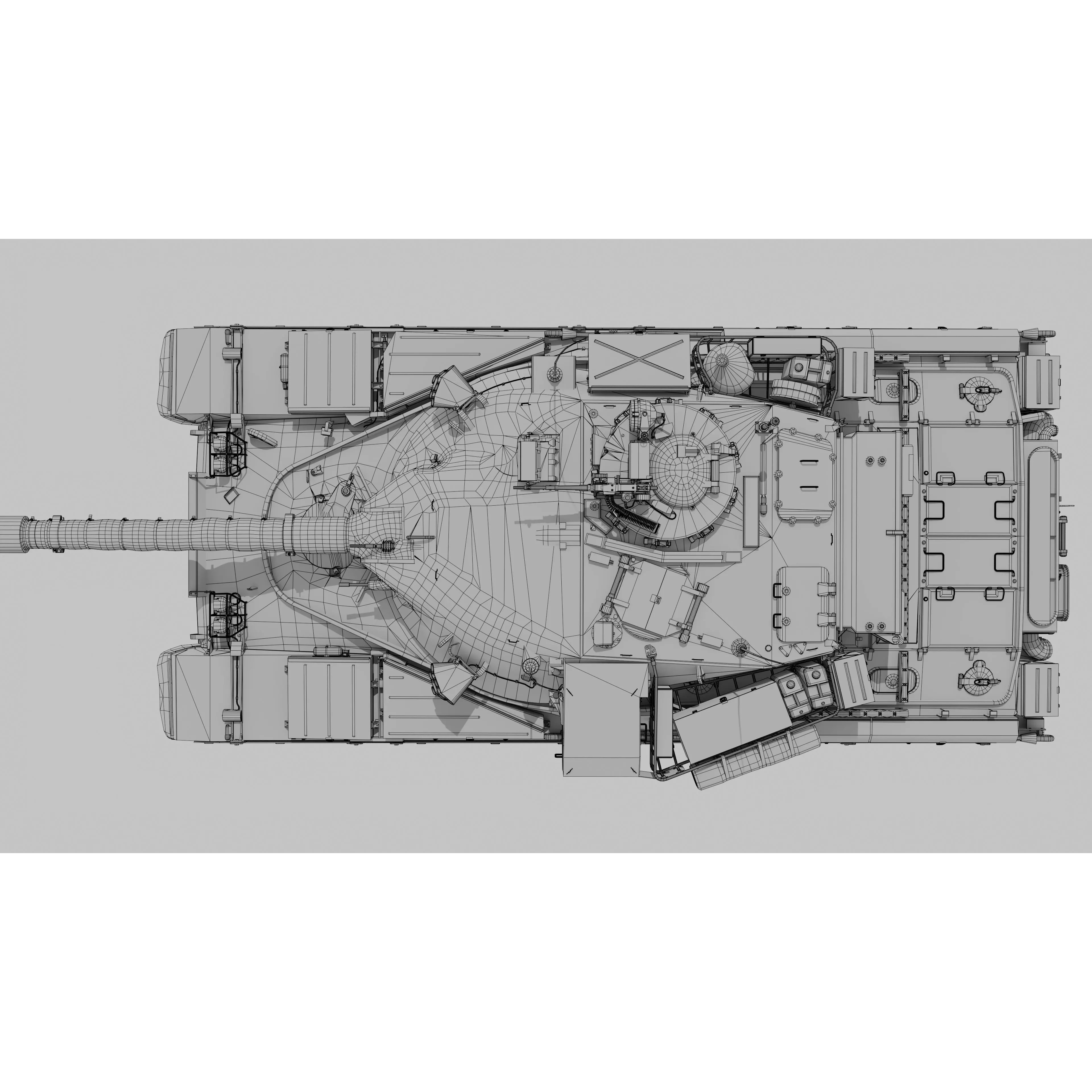 Chieftain Mk5 - Game-Ready 3D Model - View 47