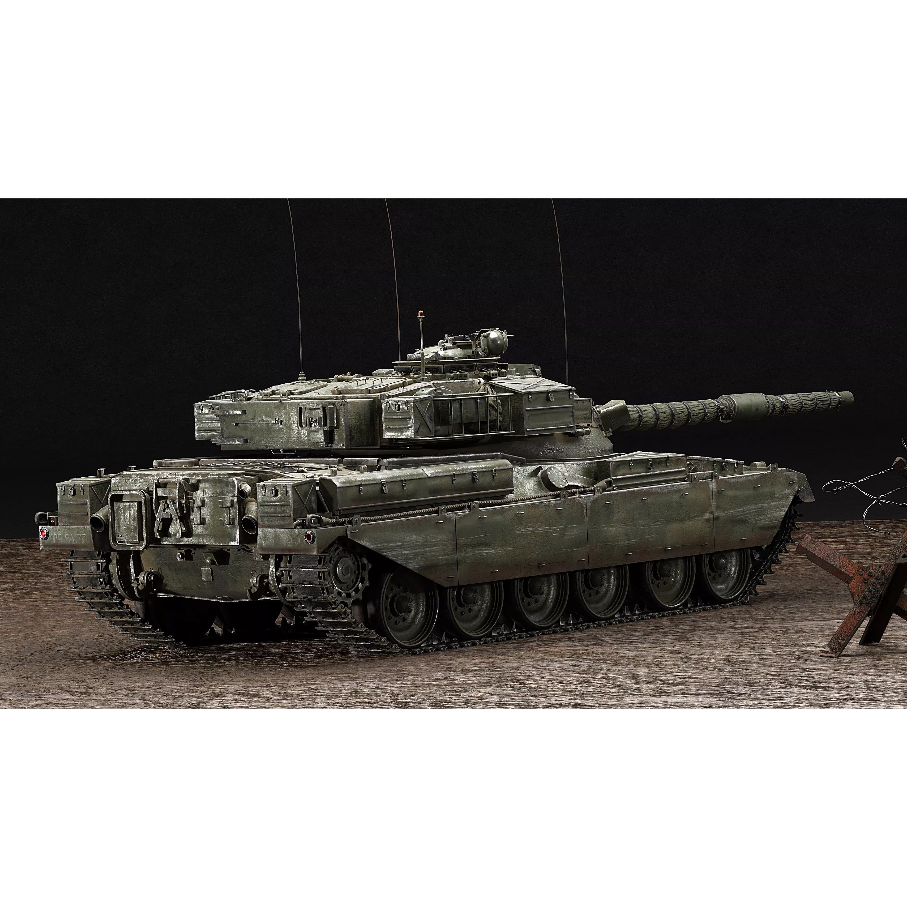 Chieftain Mk5 - Game-Ready 3D Model - View 6