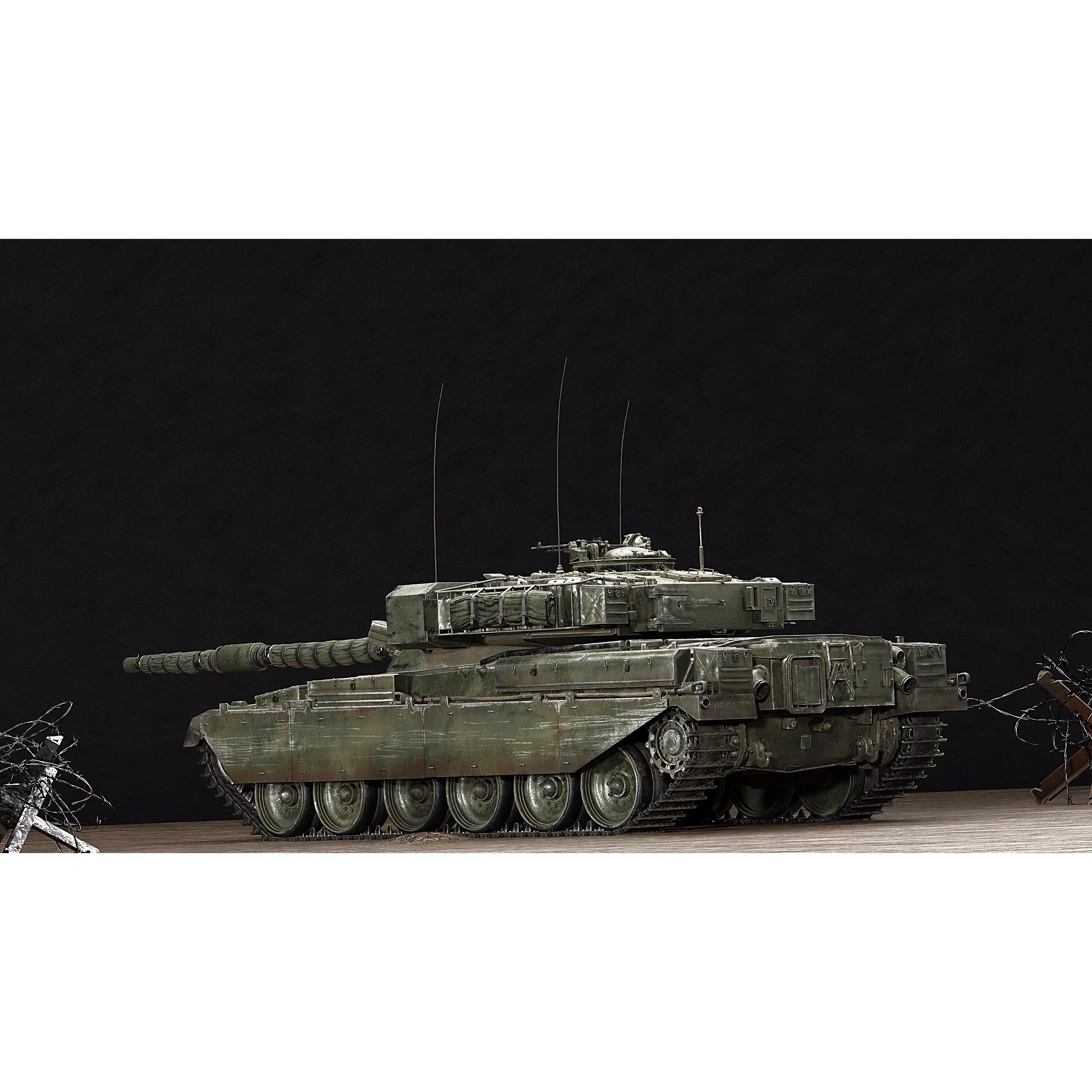 Chieftain Mk5 - Game-Ready 3D Model - View 7