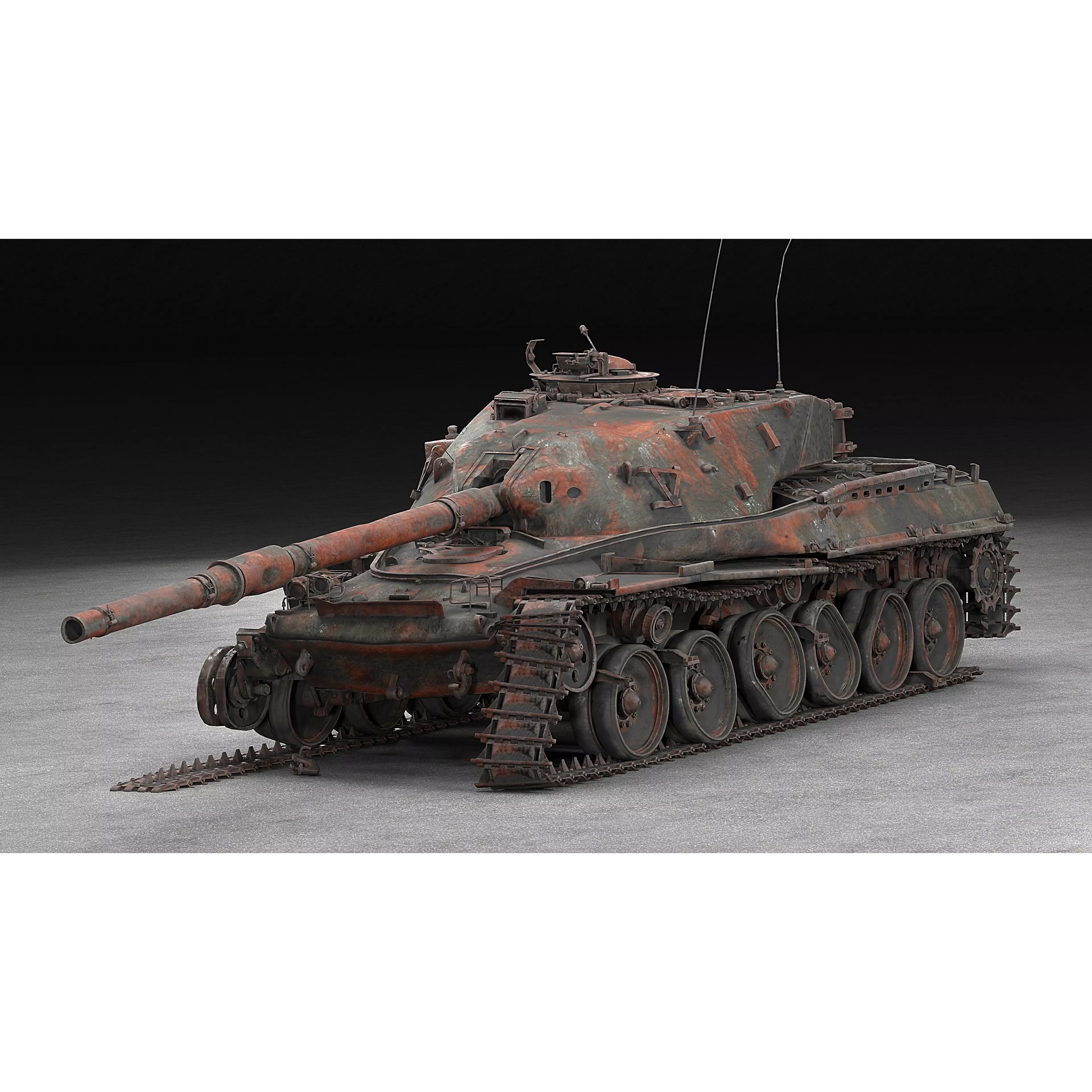 Chieftain Mk5 - Game-Ready 3D Model - View 8