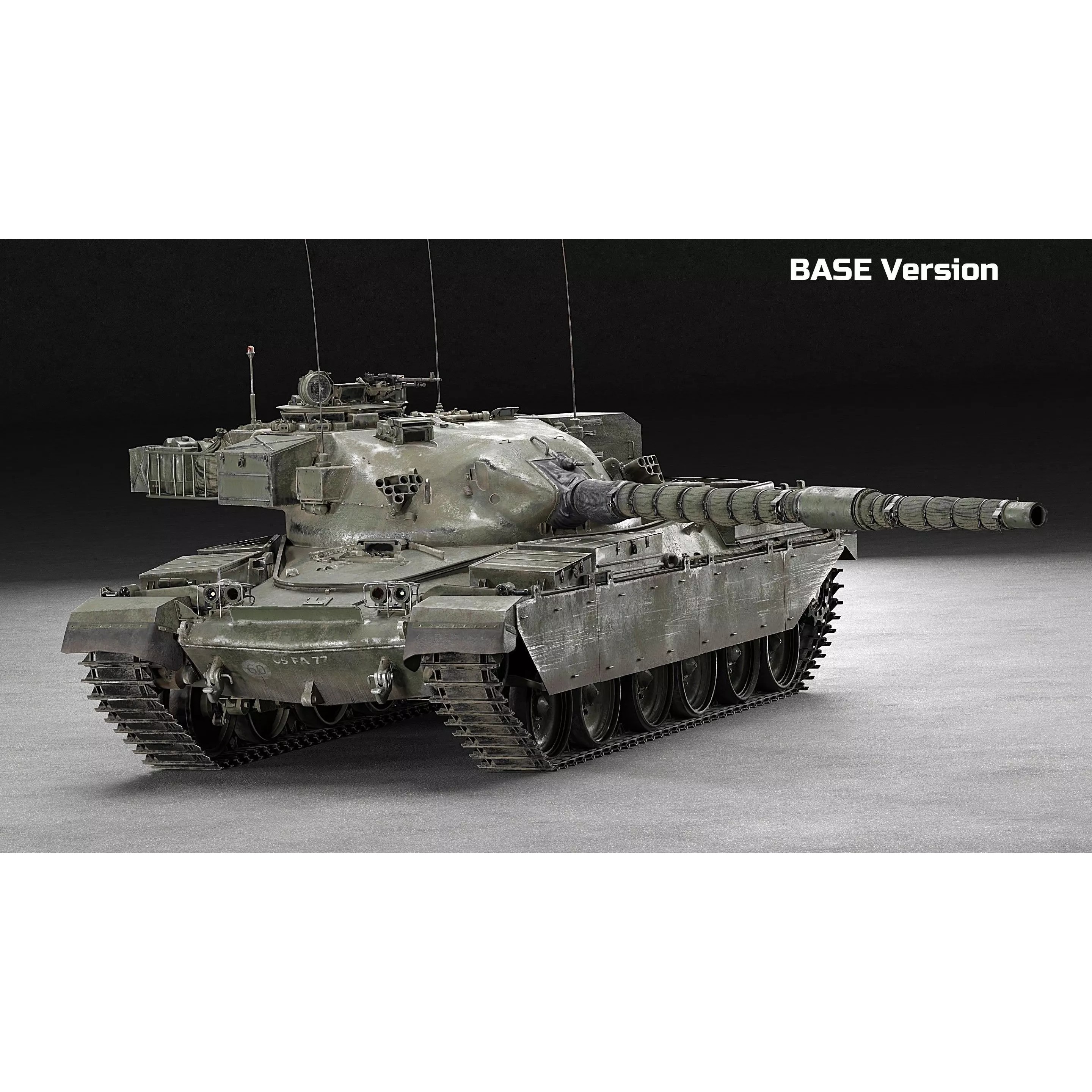 Chieftain Mk5 - Game-Ready 3D Model - View 9