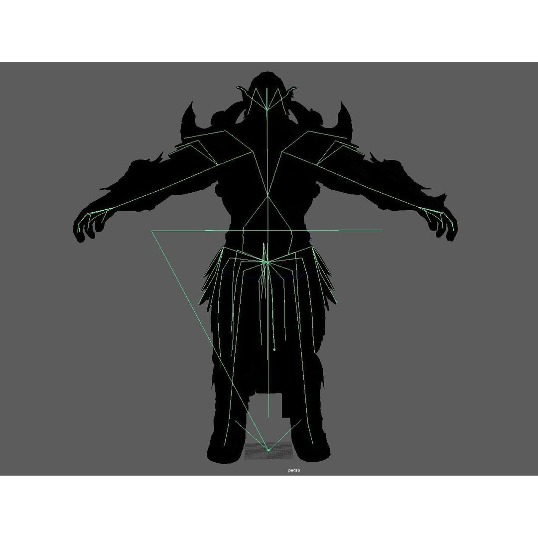 Goblin Champion 3D Model – Low Poly Animated Rigged Character, FBX
