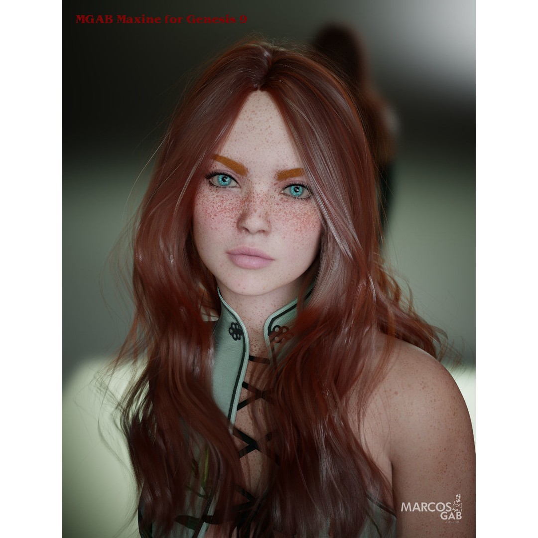 MGAB Maxine 3D Model – Realistic Female Character for Genesis 9 - View 10