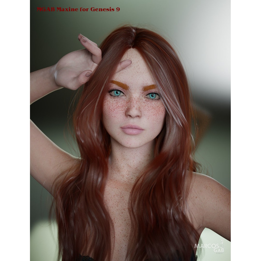 MGAB Maxine 3D Model – Realistic Female Character for Genesis 9 - View 13