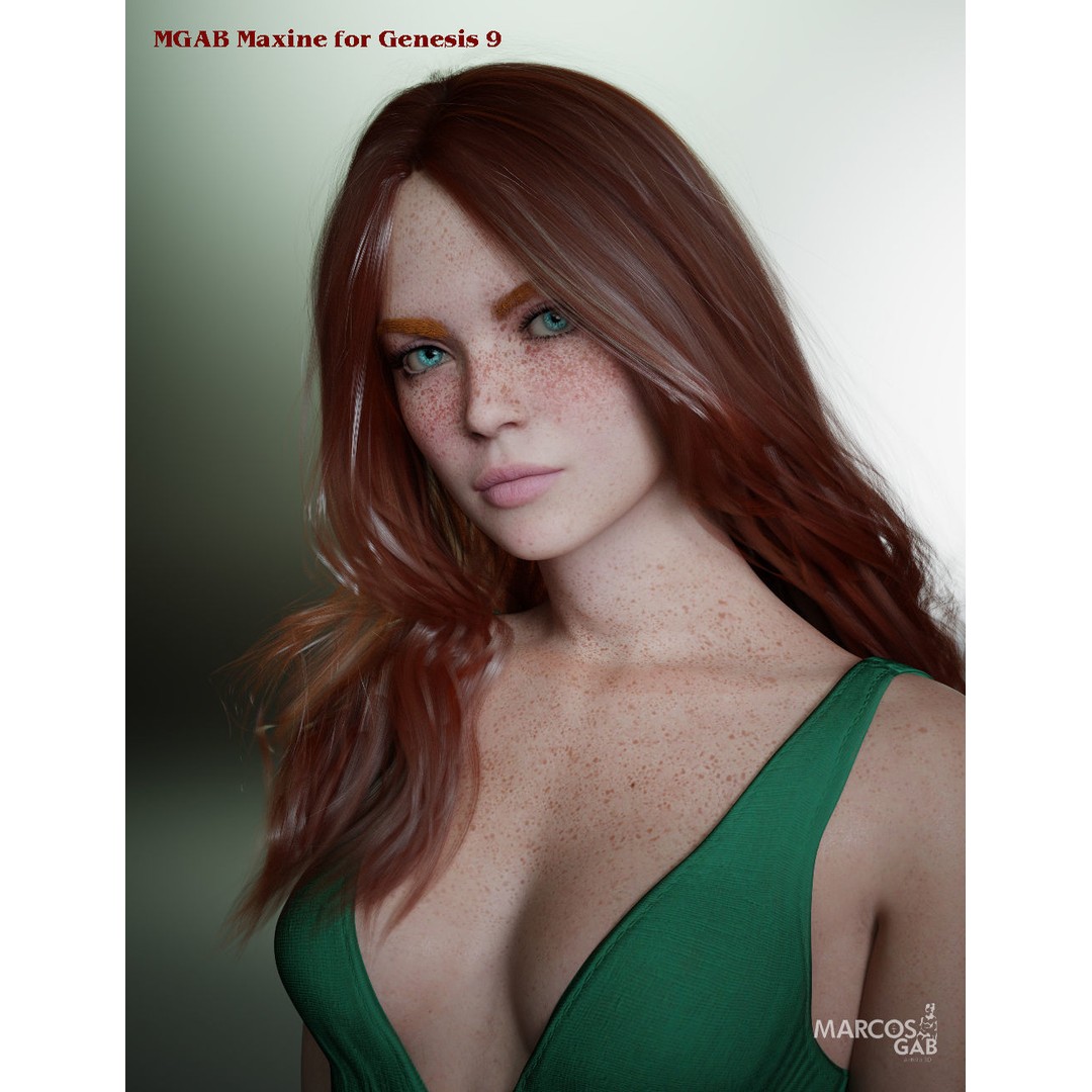 MGAB Maxine 3D Model – Realistic Female Character for Genesis 9 - View 21