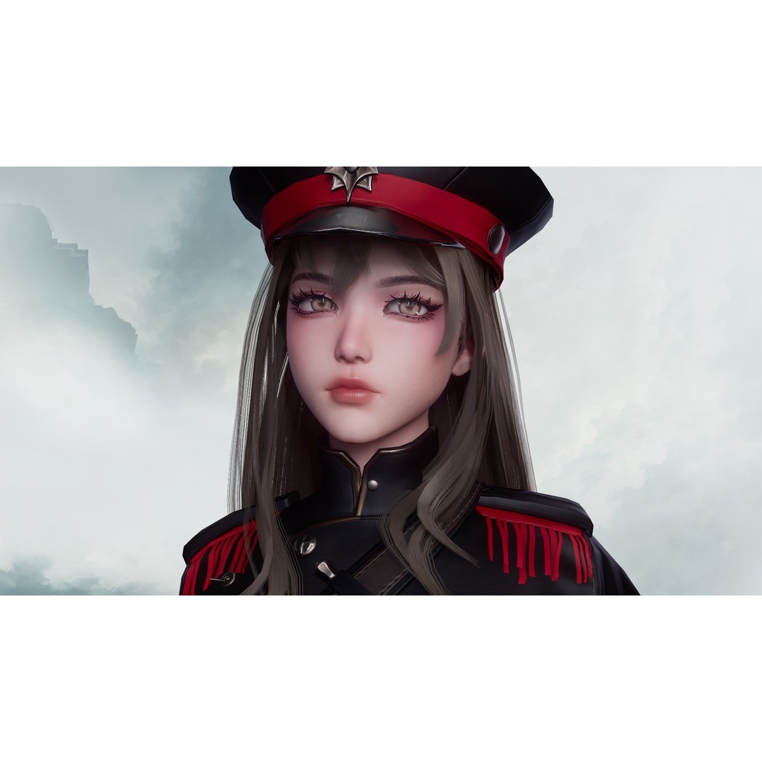 Commander Male and Female Shikikan Officer 3D Model – Game Ready Low-Poly Rigged Asset, FBX - View 6