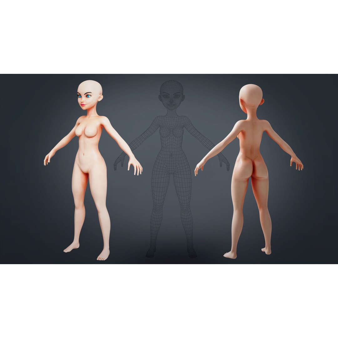Fantasy Engineer 3D Model – Low Poly Rigged Character, FBX, Blender - View 14