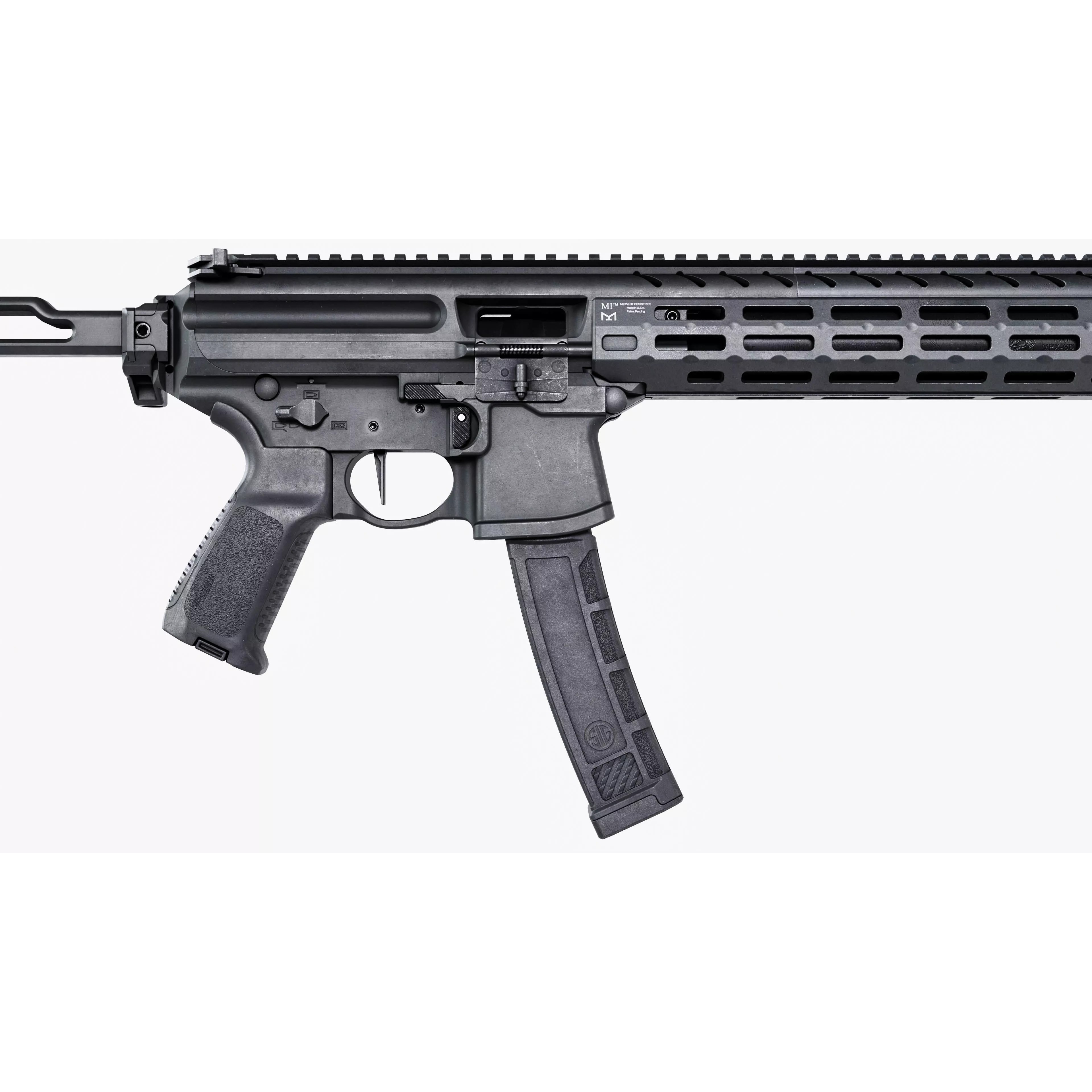 Sig Sauer MPX Submachine Gun - Low-Poly Game-Ready 3D Model - View 15