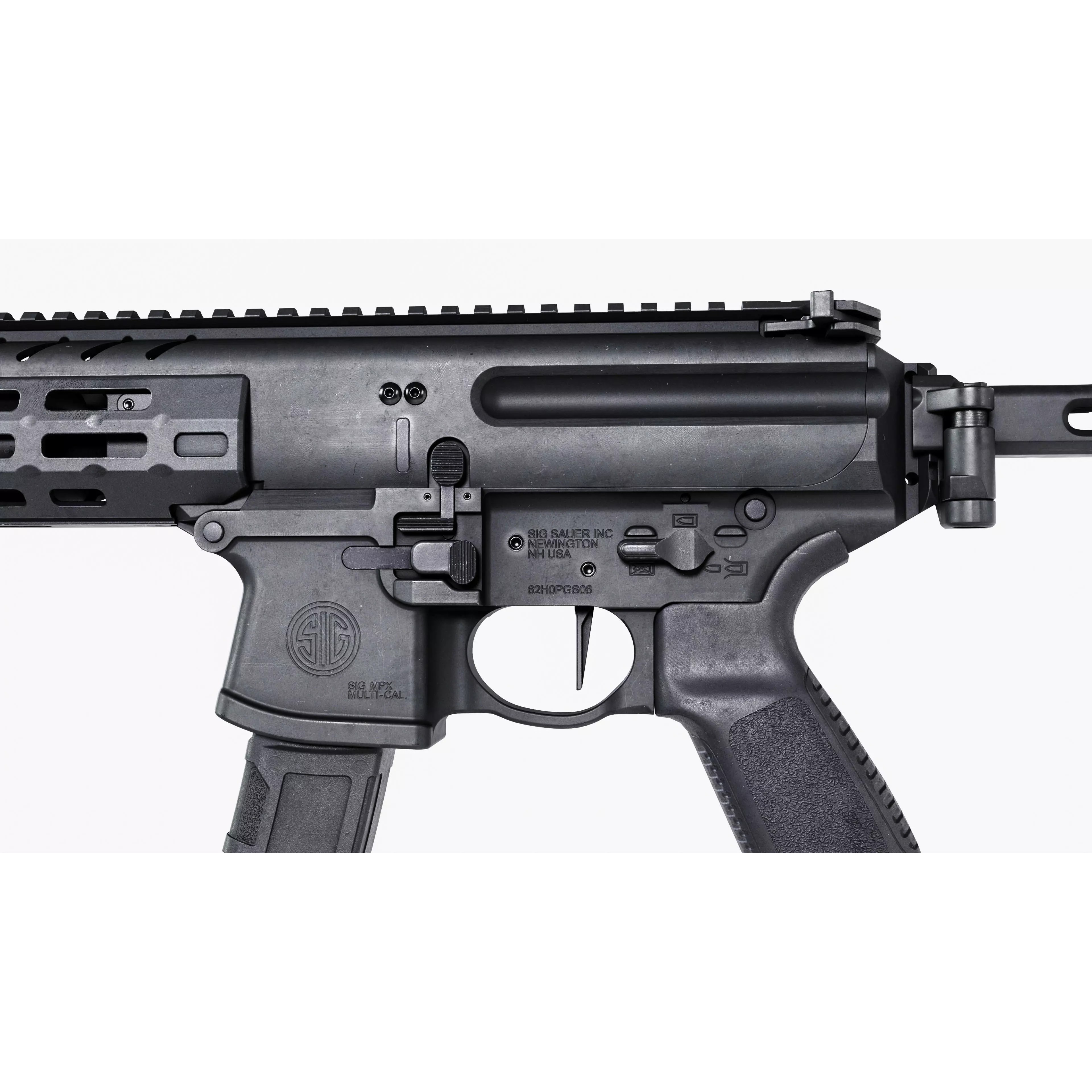 Sig Sauer MPX Submachine Gun - Low-Poly Game-Ready 3D Model - View 34