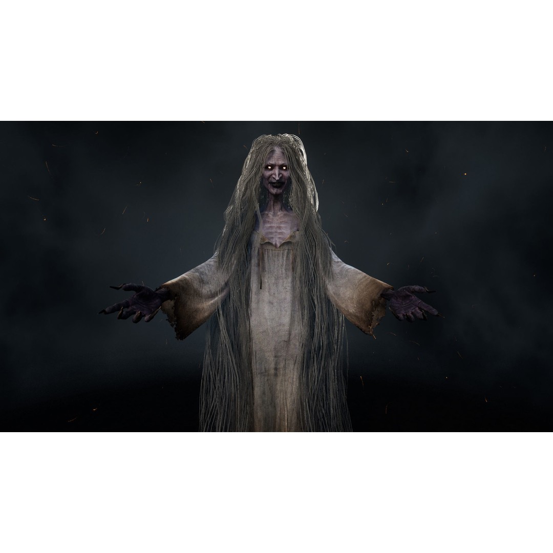 Burned Witch 3D Model – Low Poly Rigged Character for Unity and Unreal - View 4