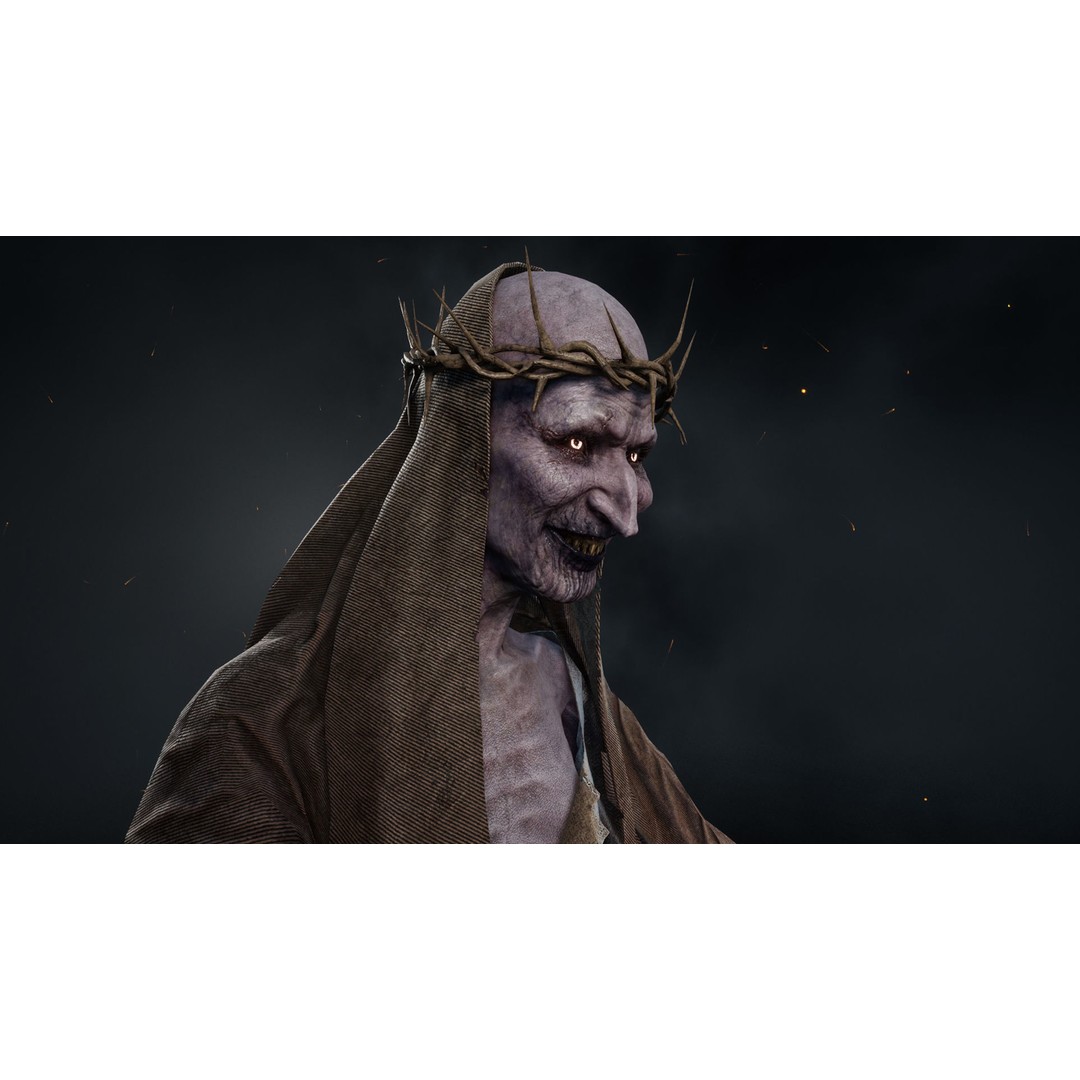 Burned Witch 3D Model – Low Poly Rigged Character for Unity and Unreal - View 5