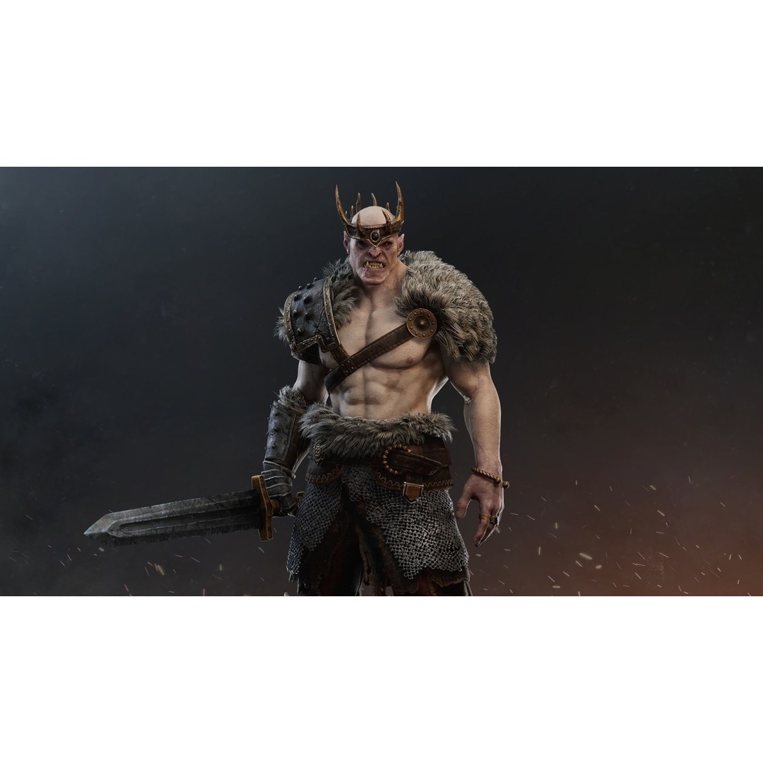 Orc Marauder 3D Model – Low Poly Game Ready Character, FBX - View 17