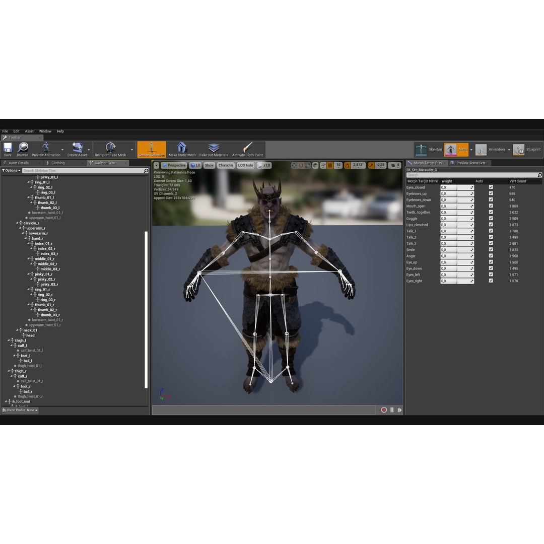 Orc Marauder 3D Model – Low Poly Game Ready Character, FBX - View 25