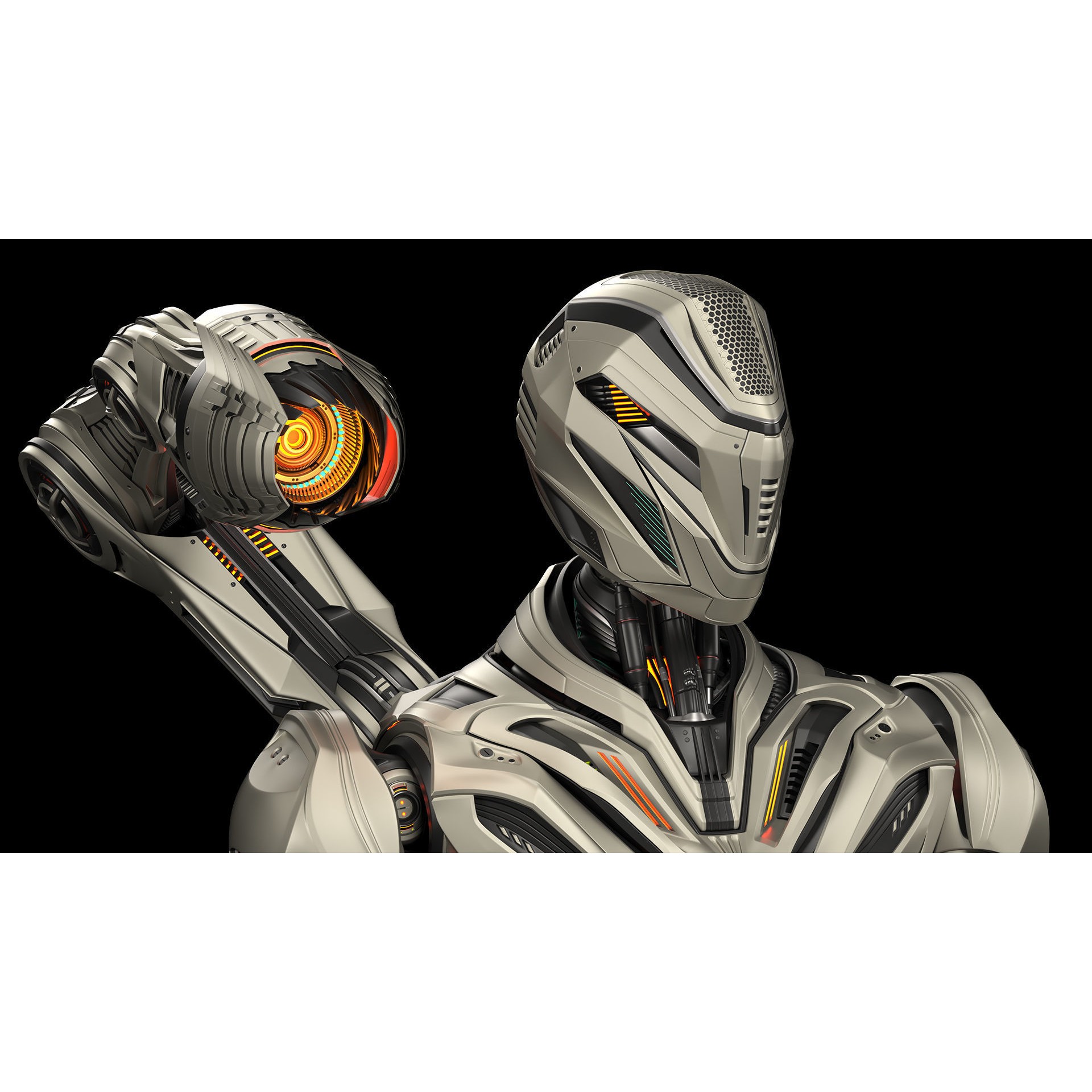 Robot Mech A1 - Rigged and Animated 3D Model - View 15