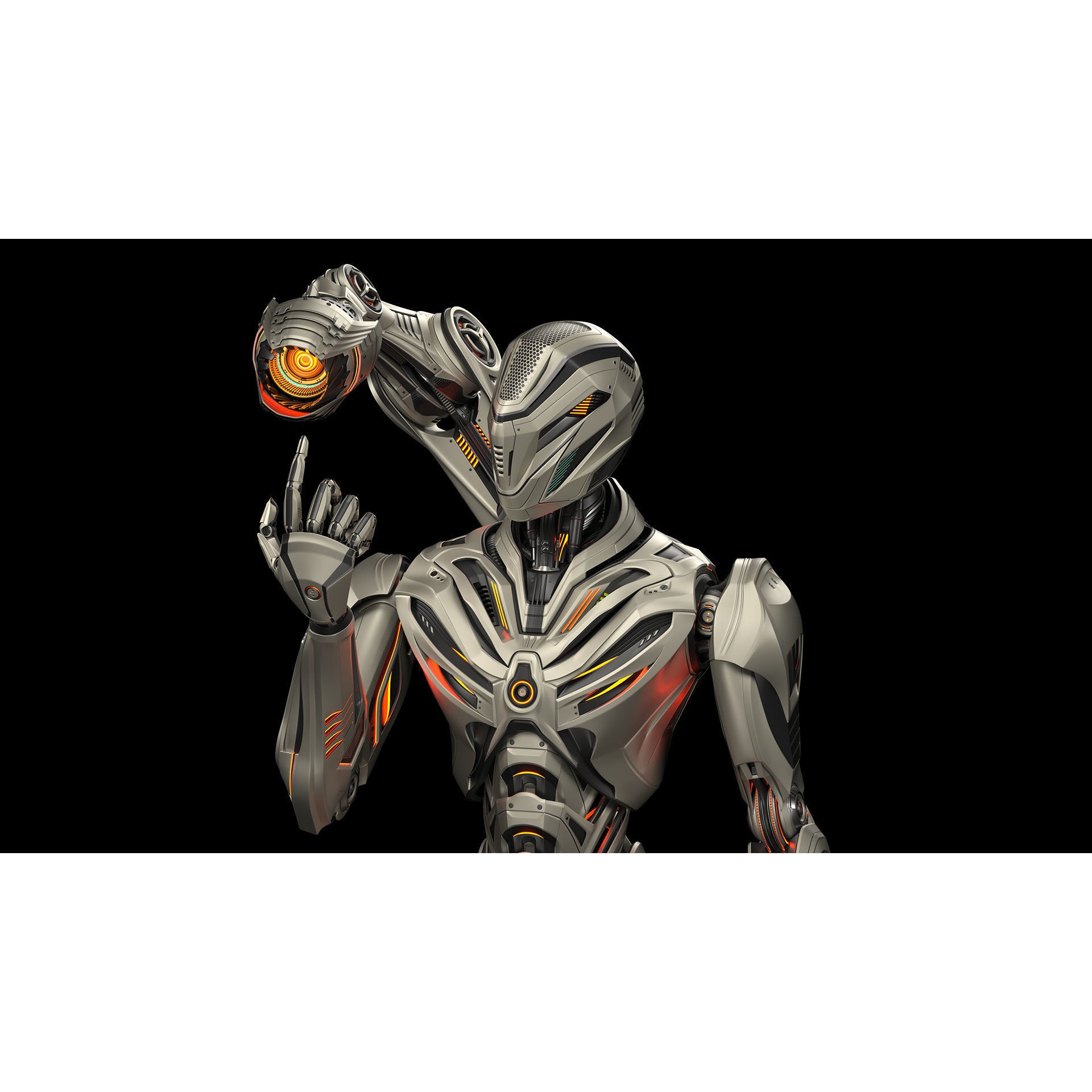 Robot Mech A1 - Rigged and Animated 3D Model - View 19