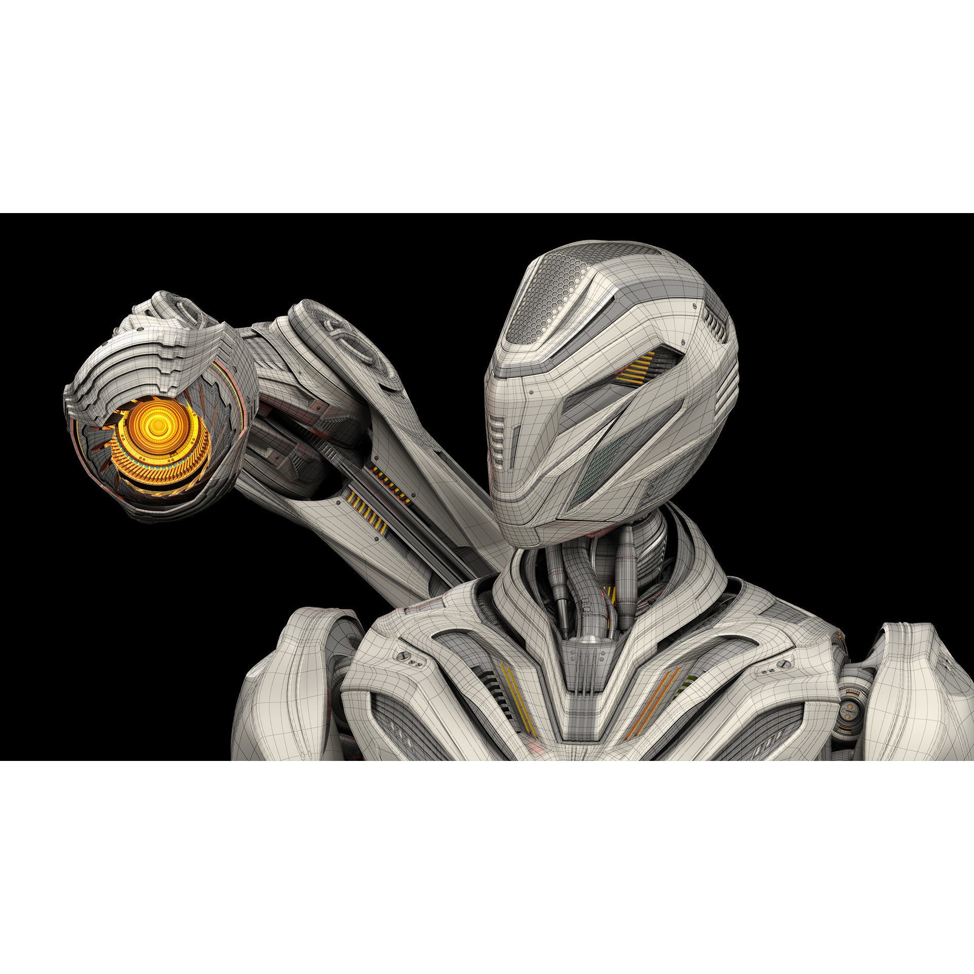 Robot Mech A1 - Rigged and Animated 3D Model - View 5